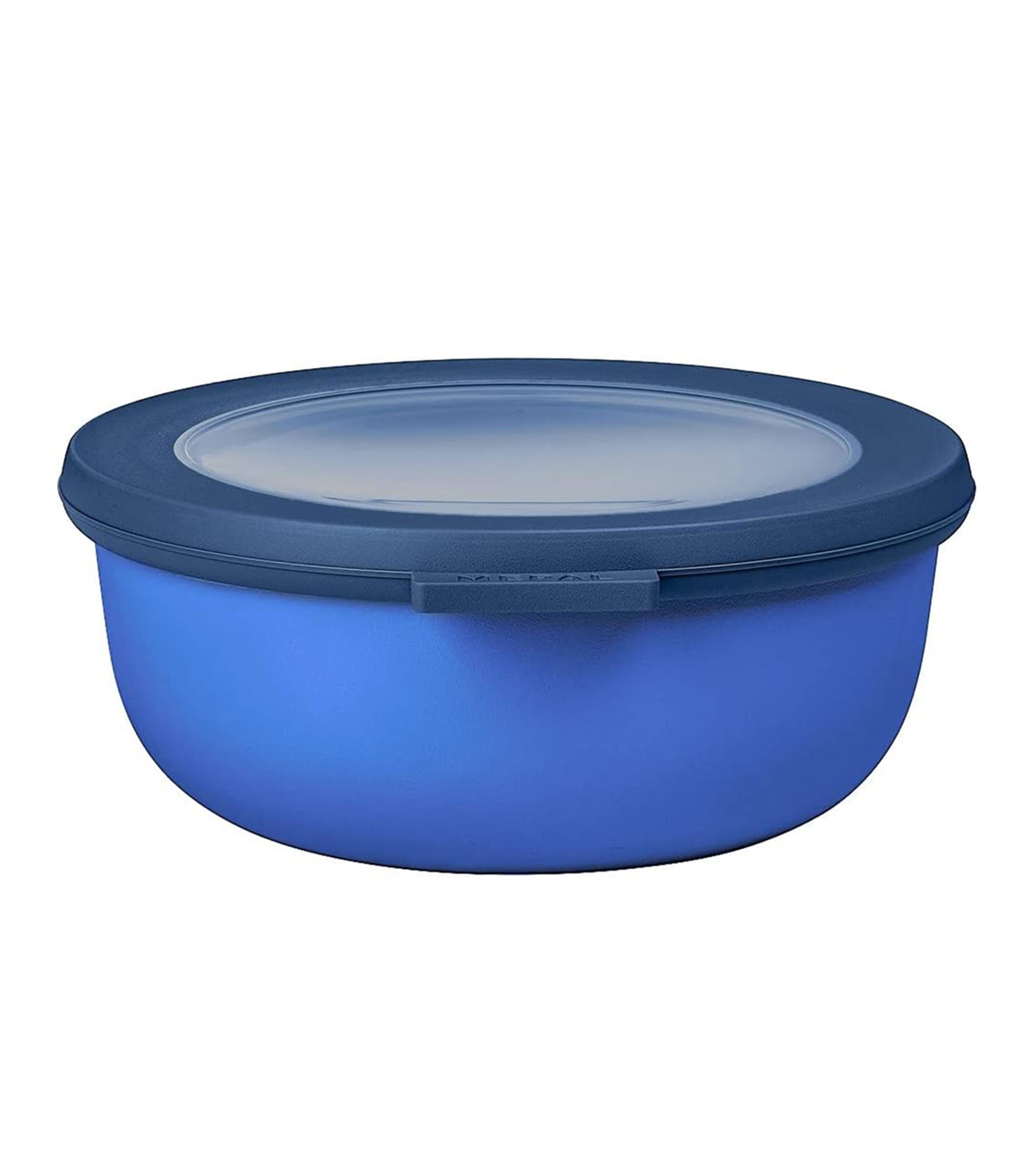 Contenedor hermético redondo de 350 ml azul