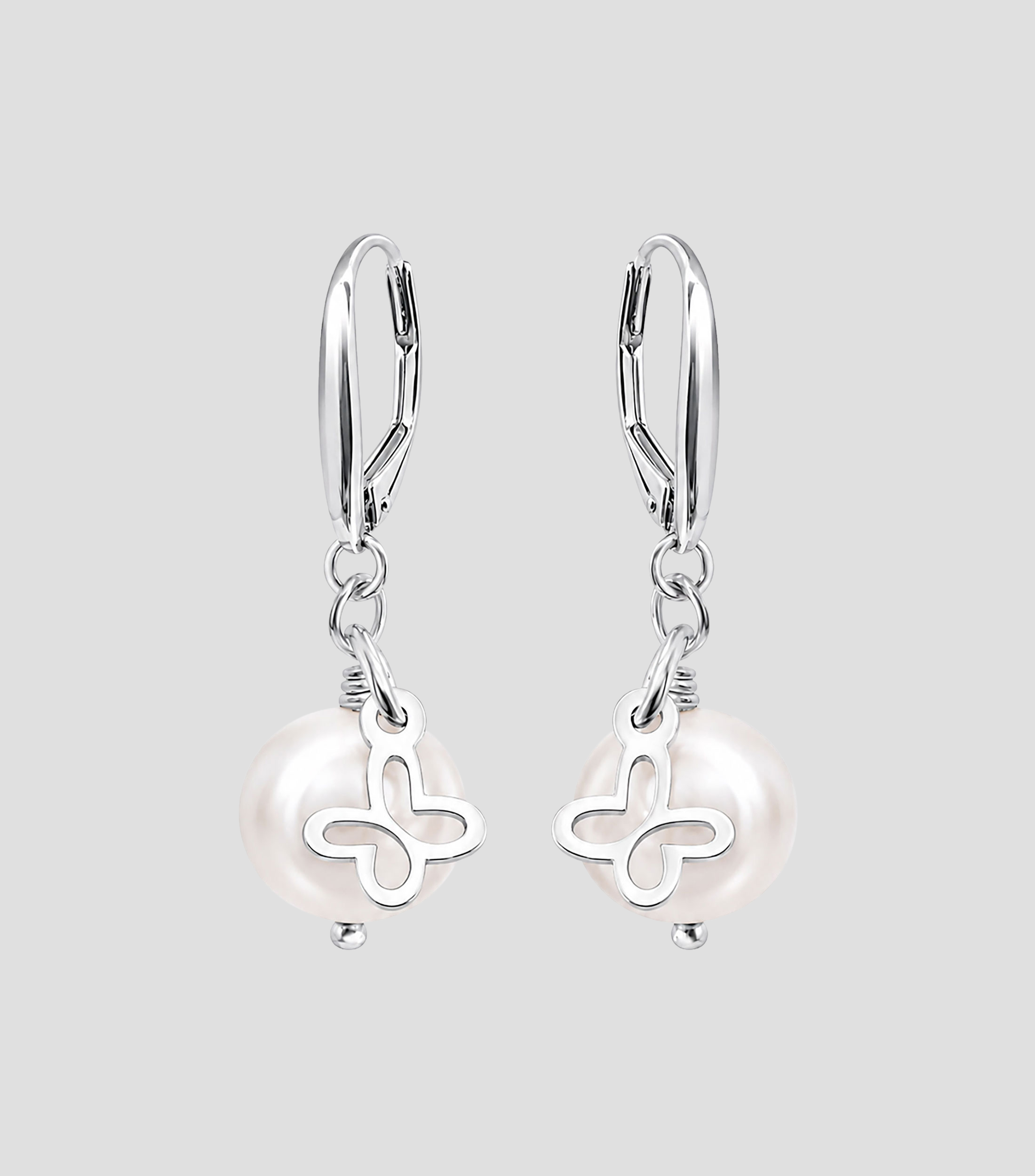 Aretes en Plata .925 Mariposa Mujer