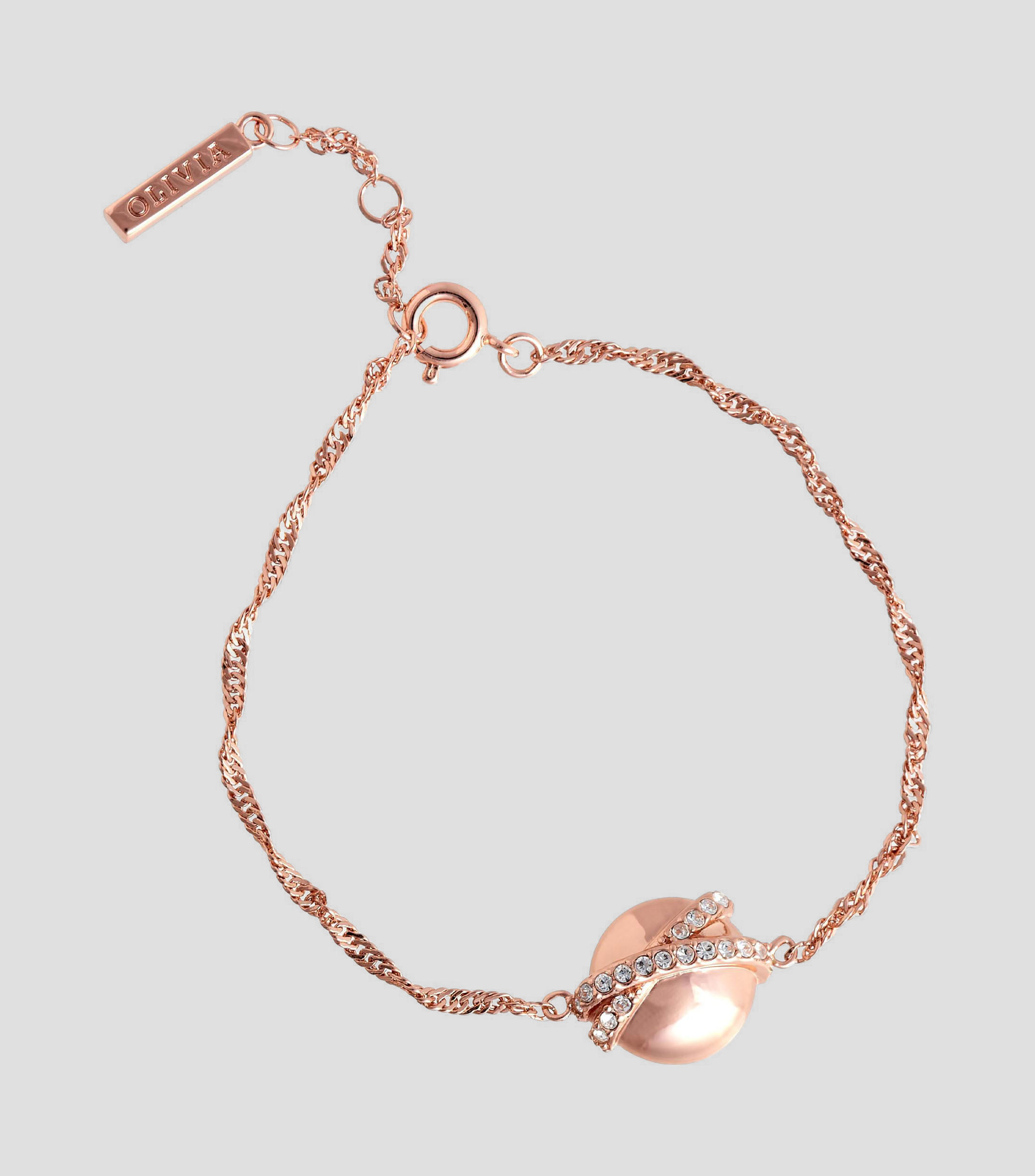 Pulsera con dije de planeta Classics Mujer