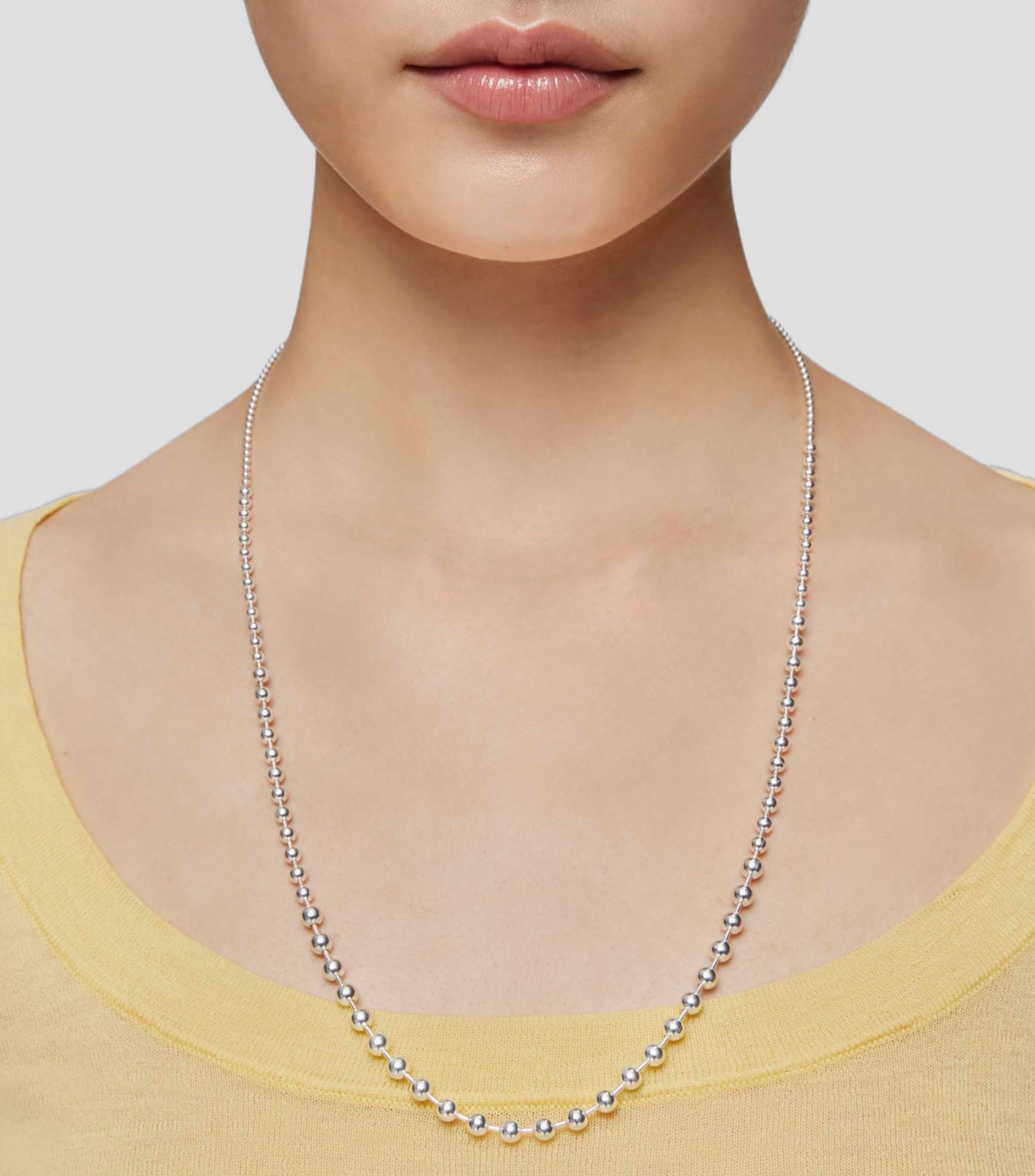 Collar en plata Gloss Mujer