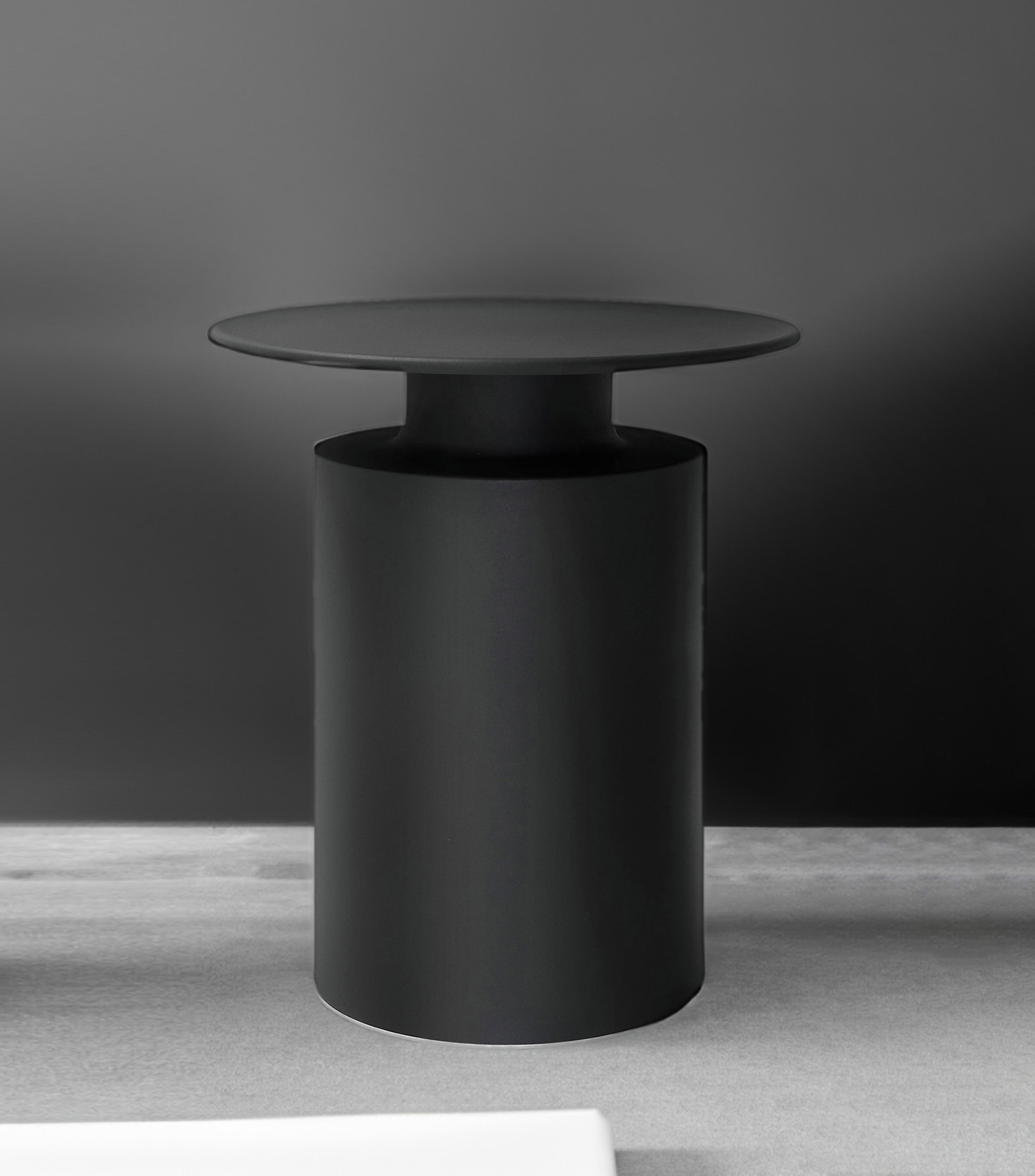 Mesa lateral alta Rook negra