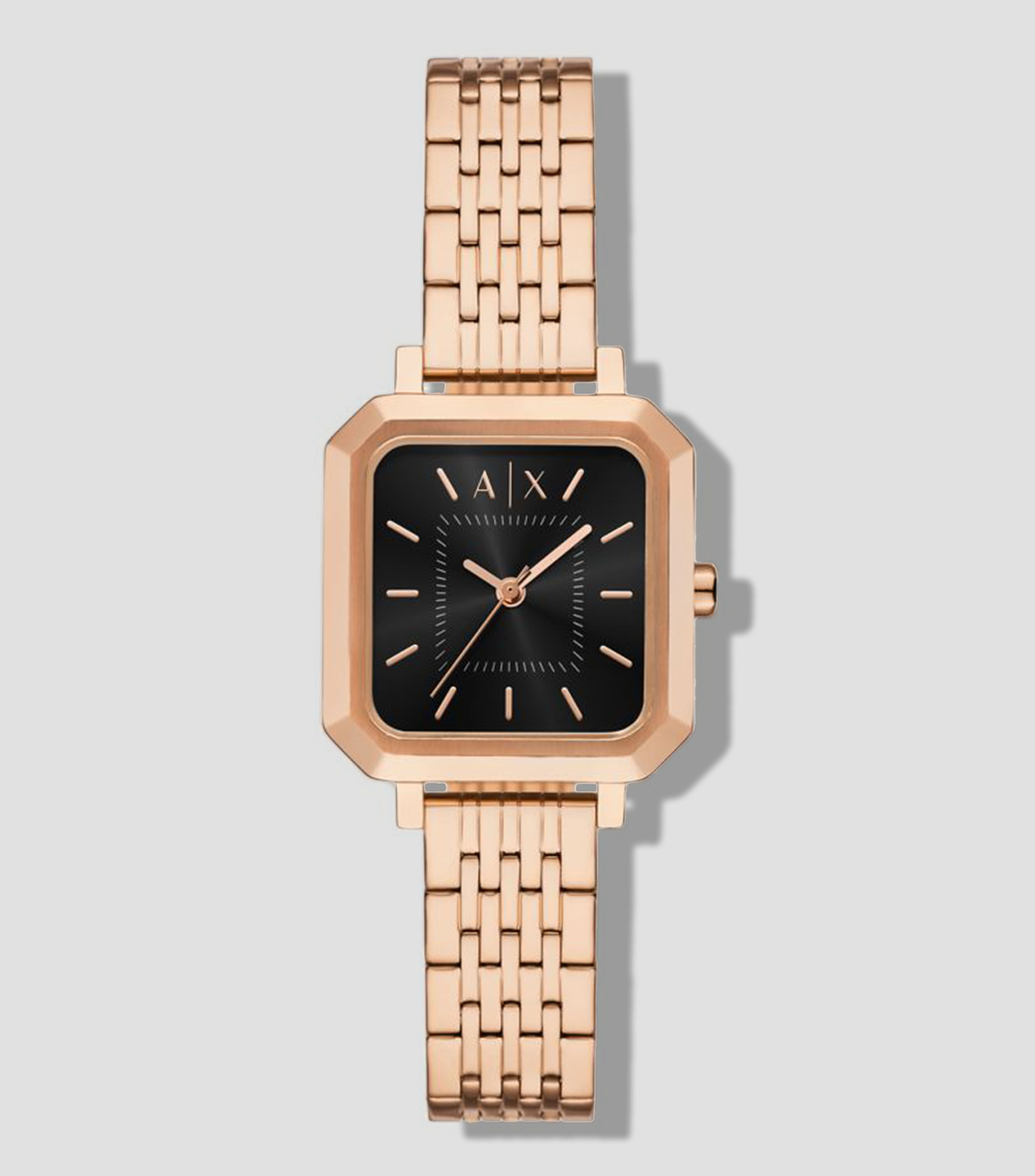 Reloj para Mujer Smart Casual Negro, Oro Rosa