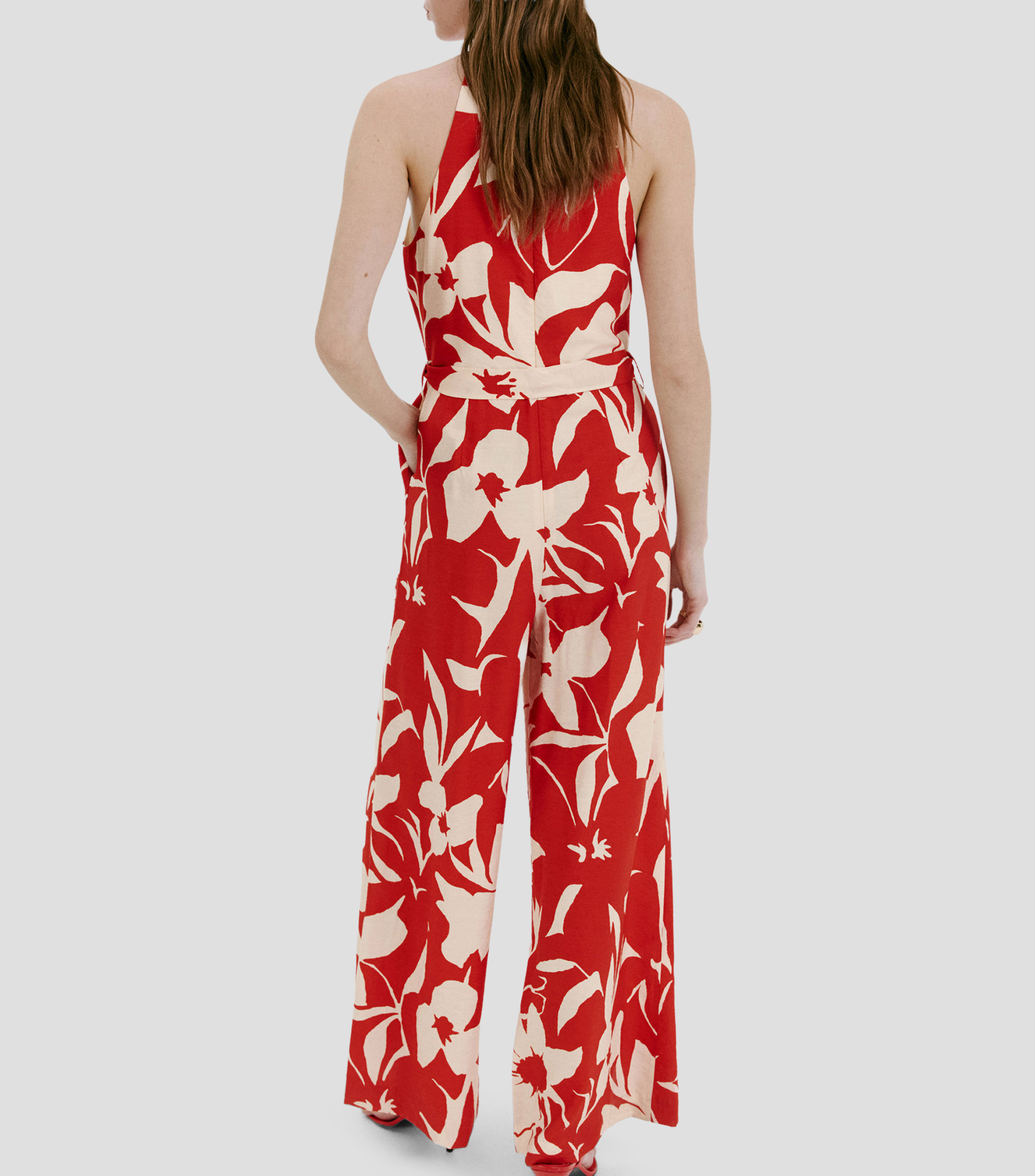 Jumpsuit de corte recto Mujer