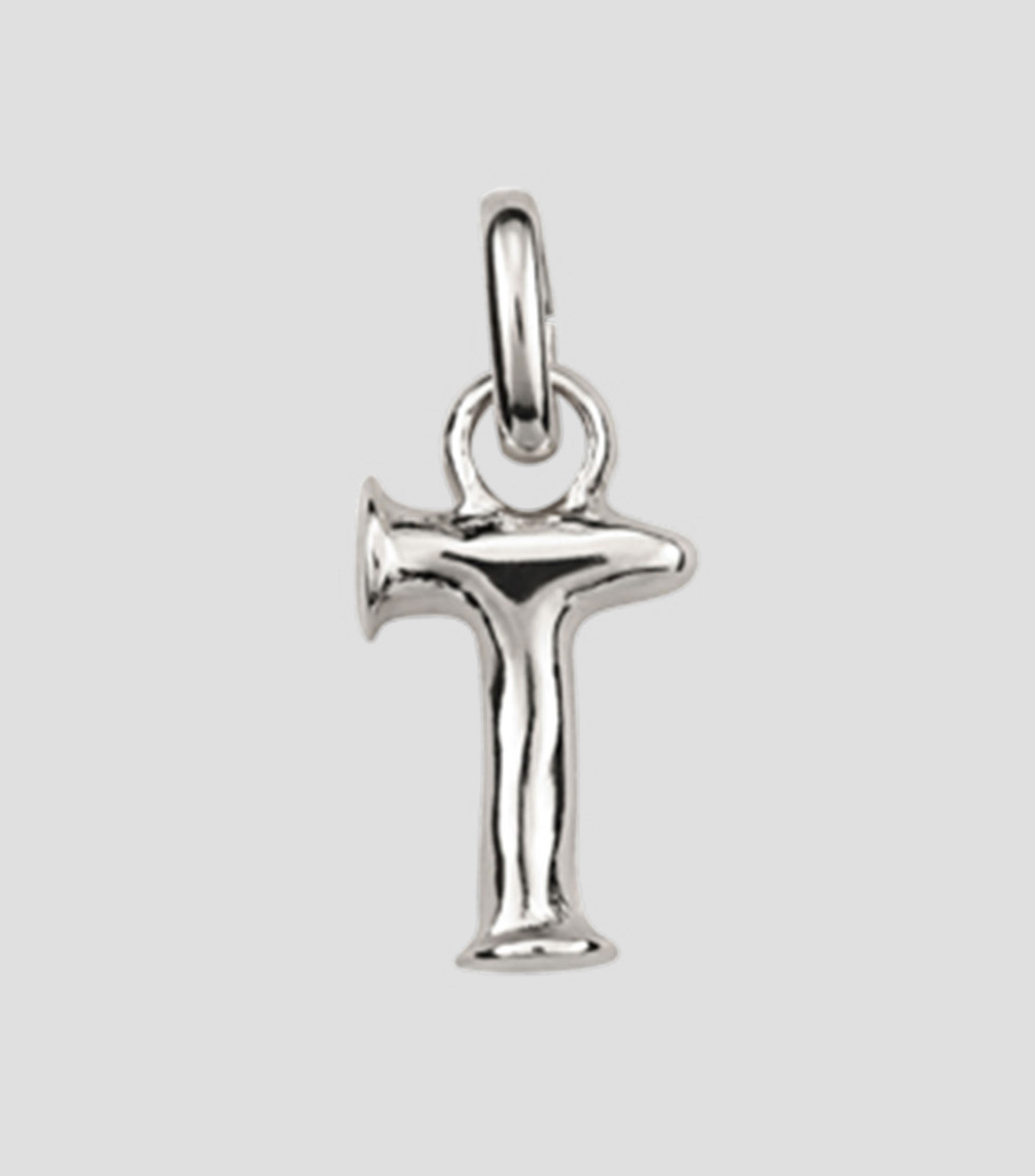 Charm letra T con argolla Mujer