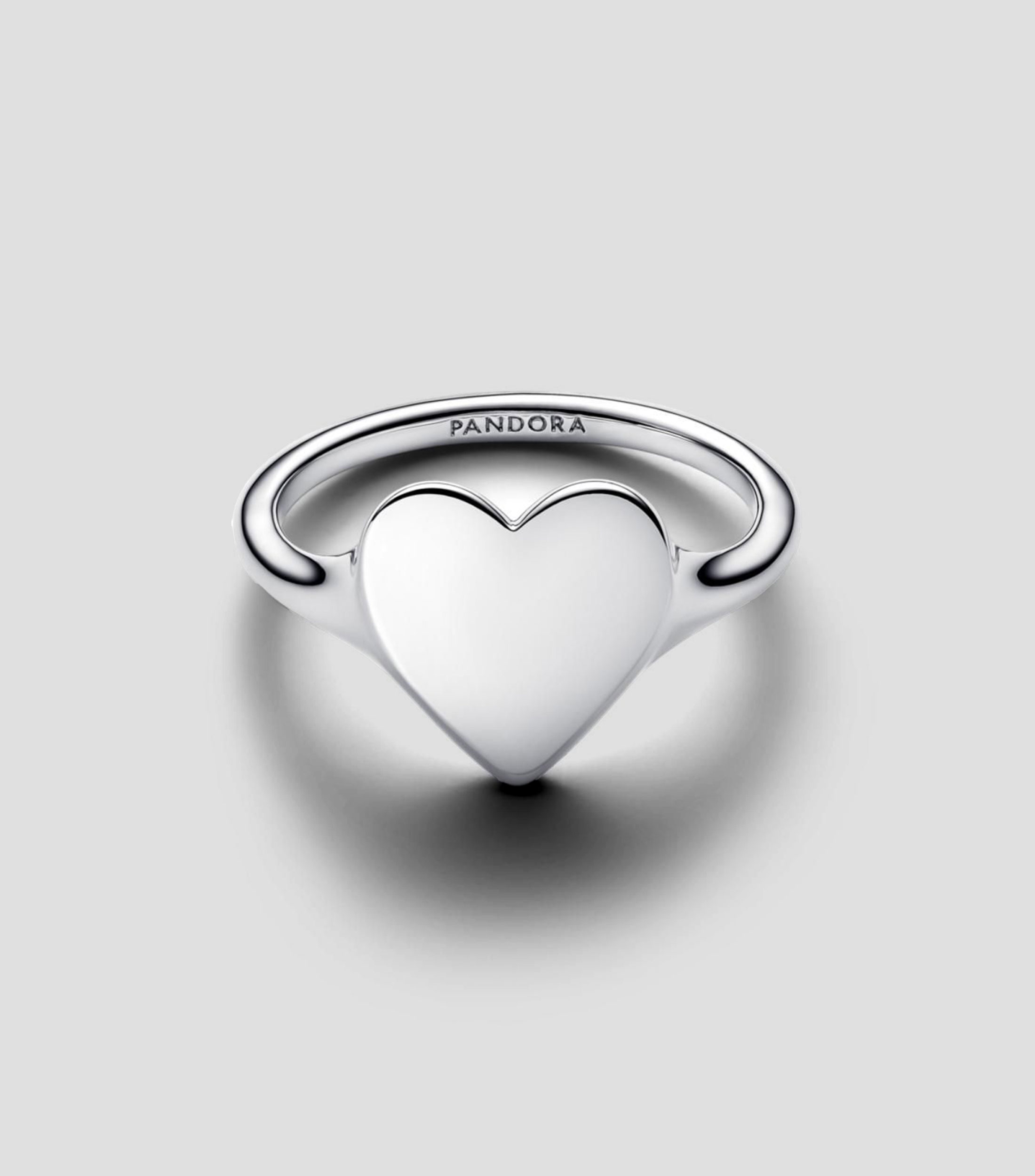 Anillo Engravable Heart en plata Mujer