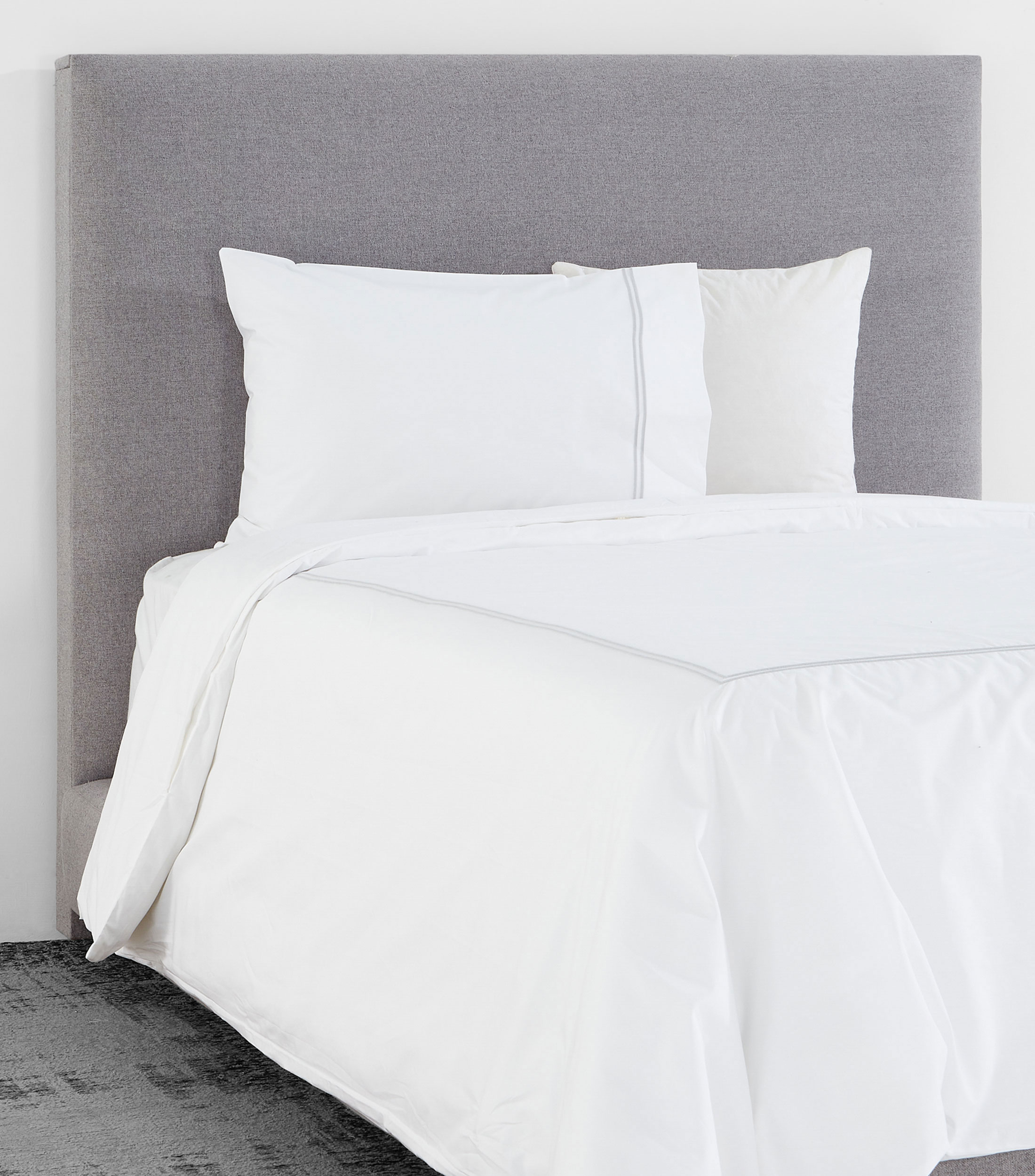 Funda para Duvet Individual Festón Perla