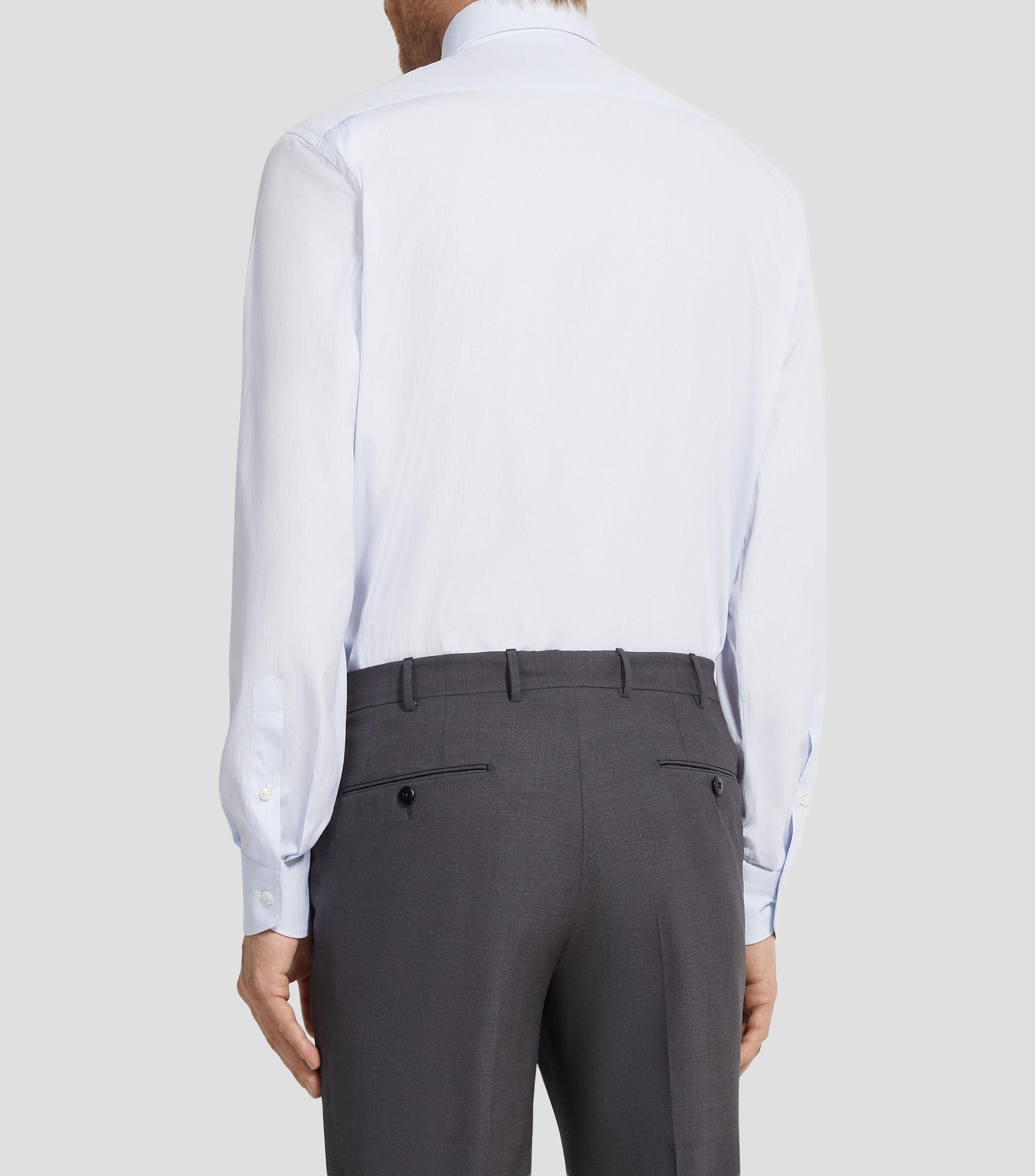 Camisa de cuadros manga larga Hombre