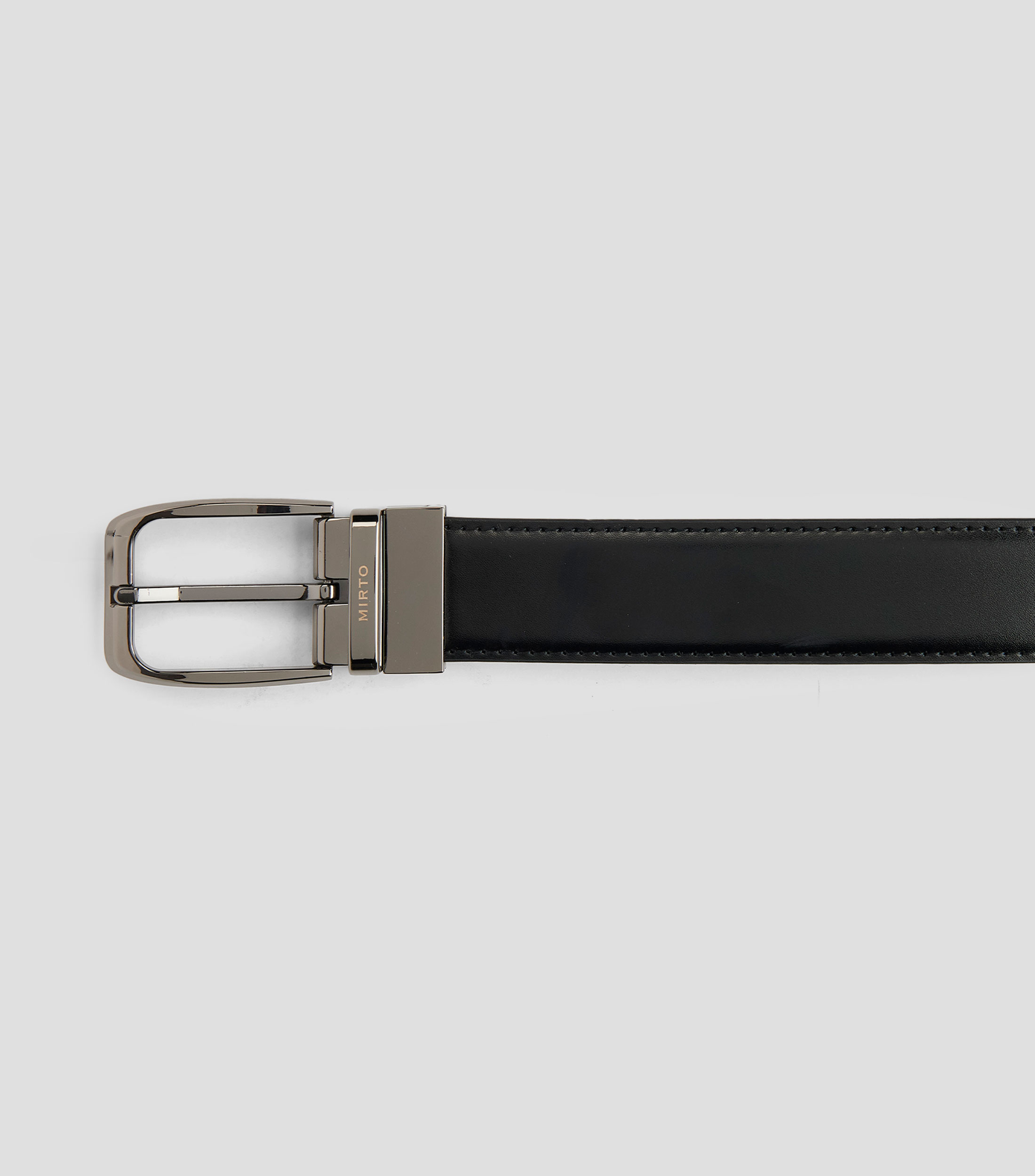 Cinturón Reversible en Piel de Vestir Hombre