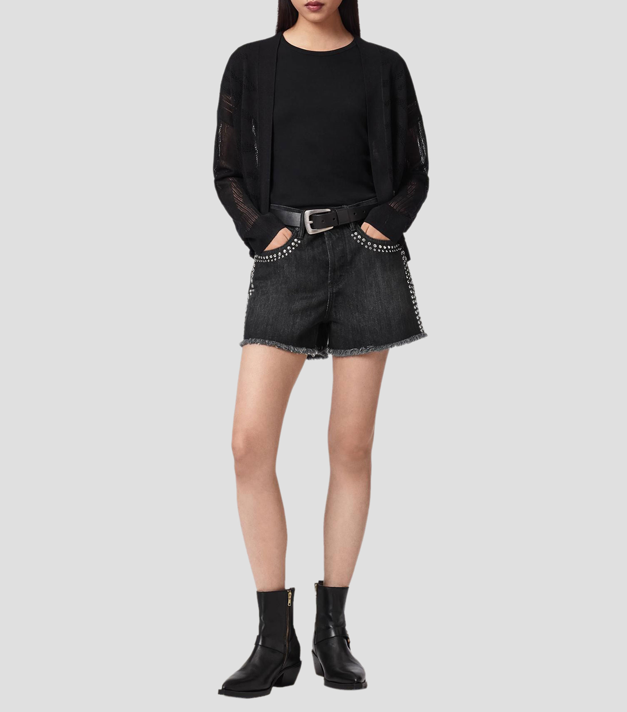 Short liso Mujer
