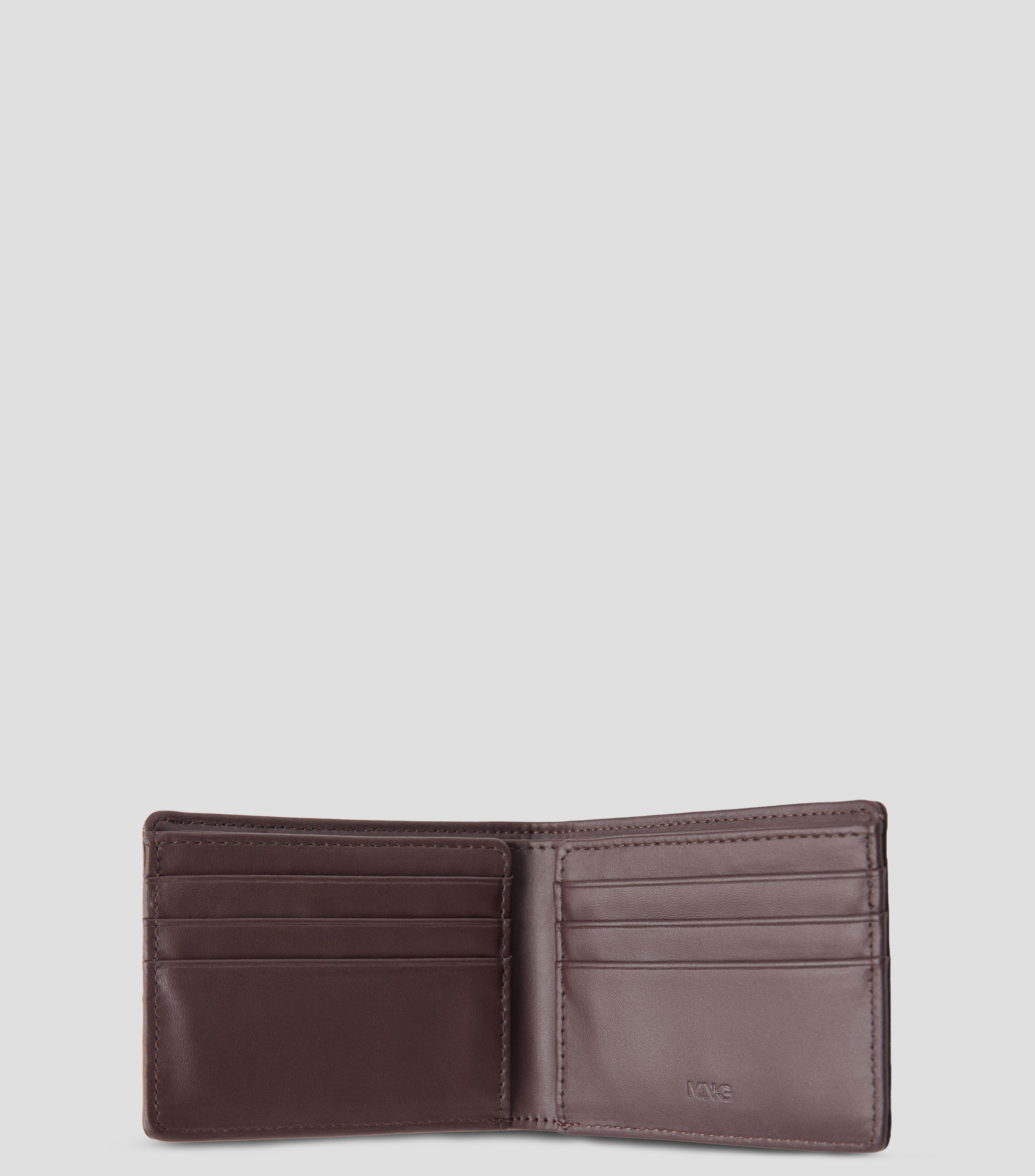 Cartera Bifold liso Hombre