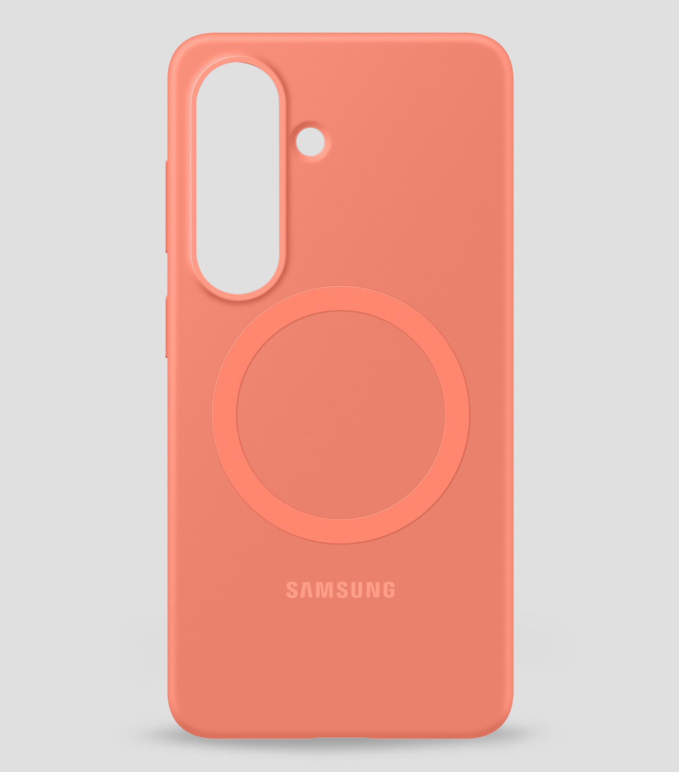 Funda Magnética Galaxy S26 rojo coral lisa