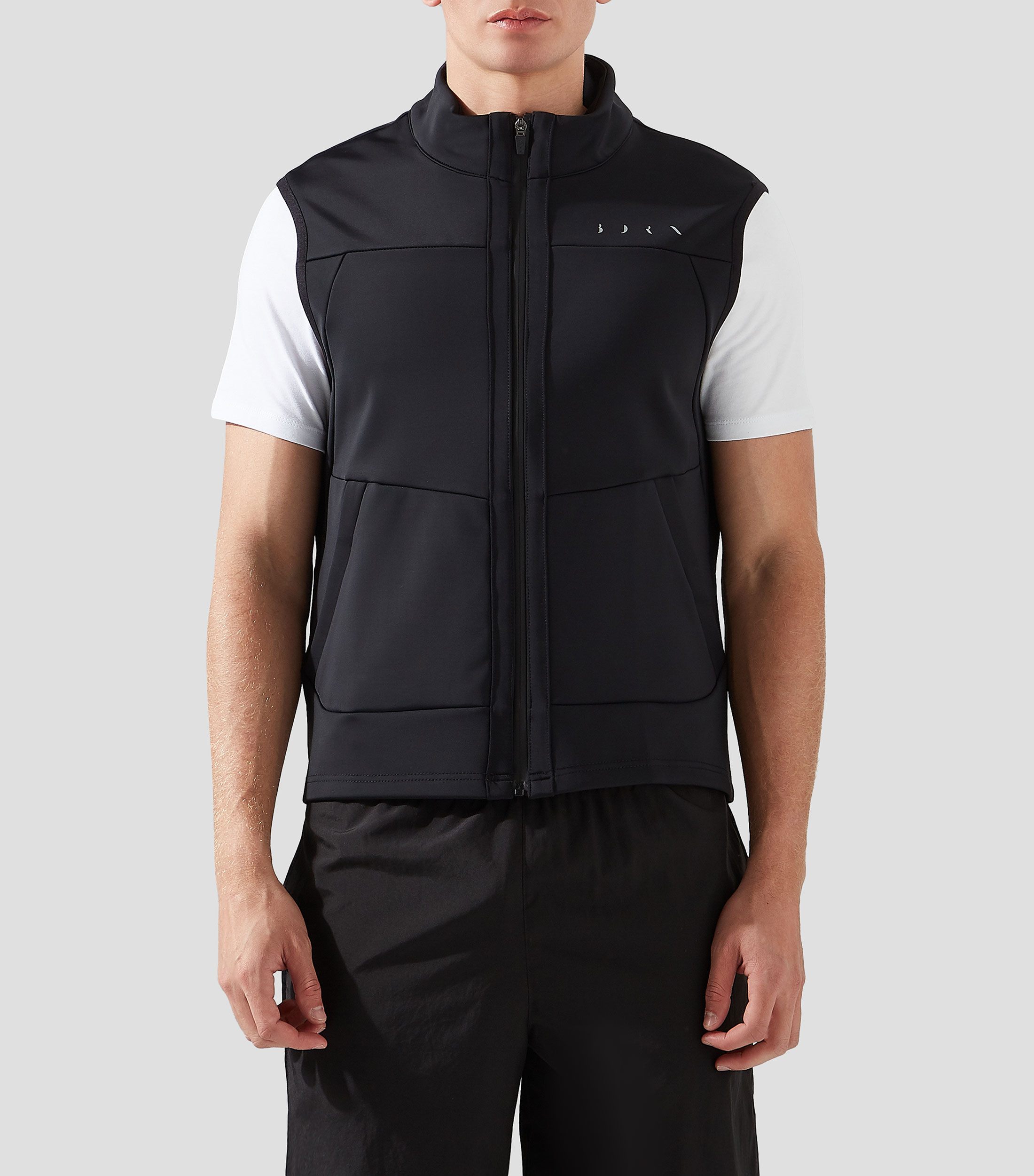 Chaleco de cuello alto Hombre