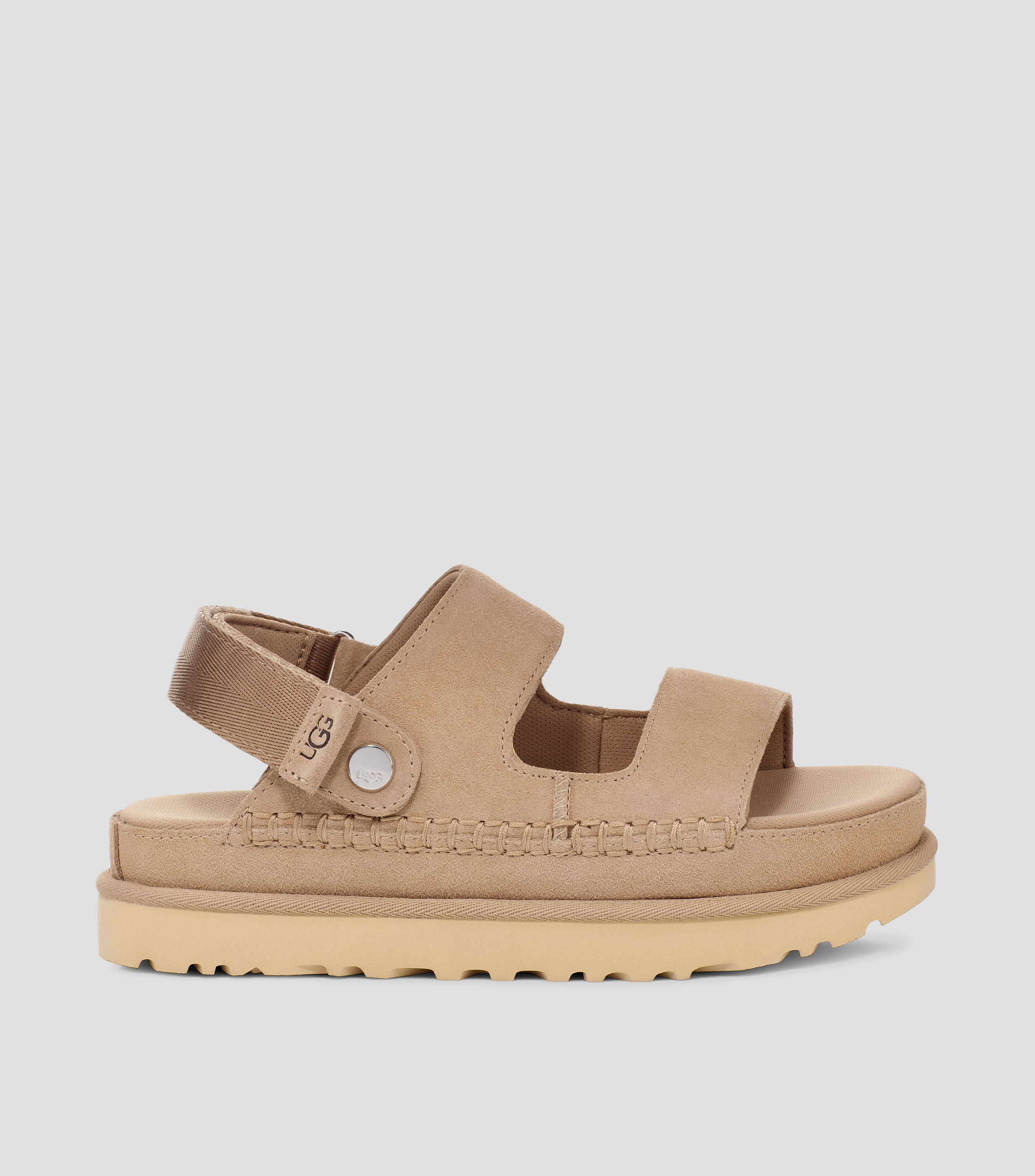 Sandalias Planas en cuero Mujer