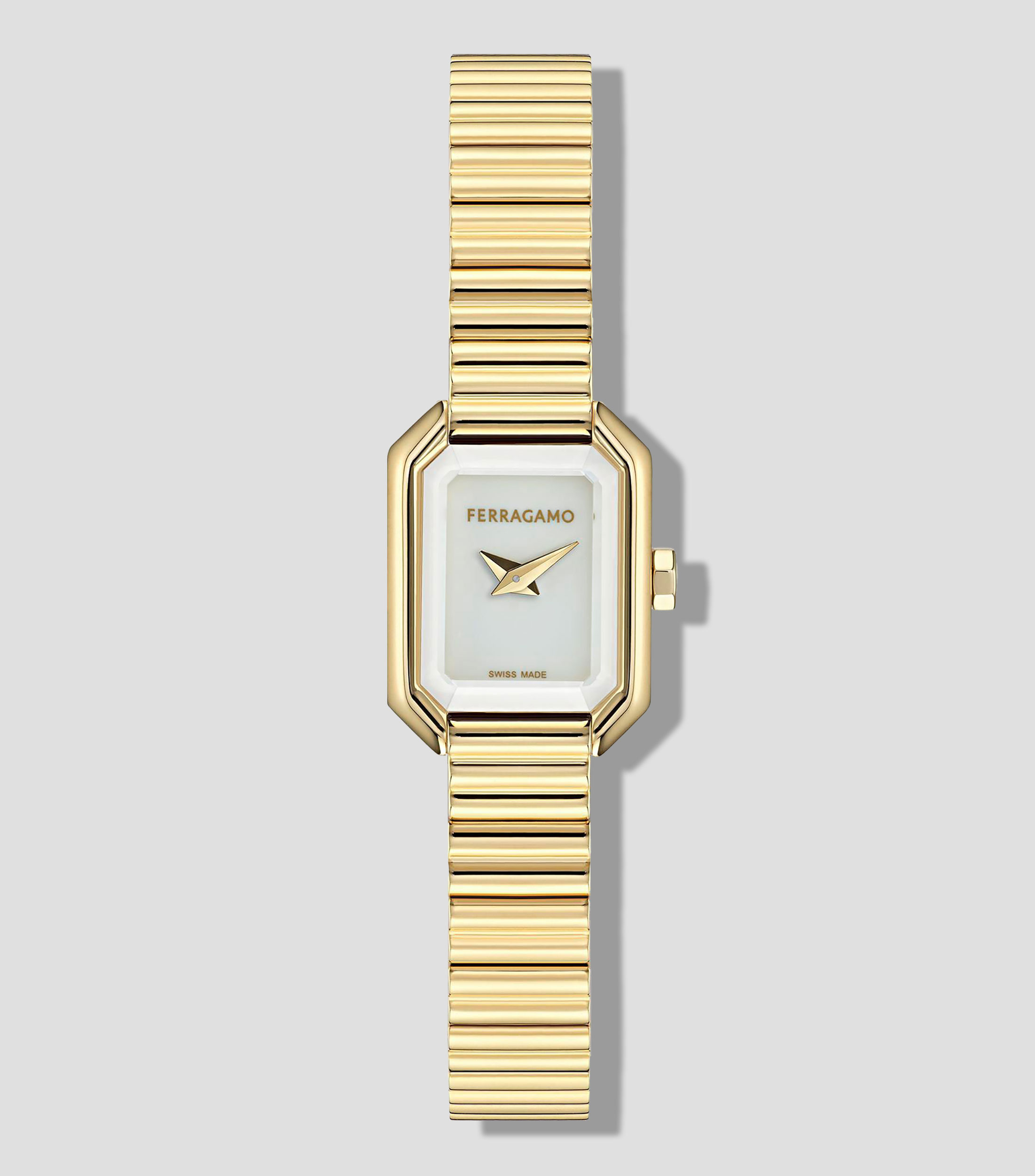 Reloj para Mujer Crystal Tank Petite Casual Blanco