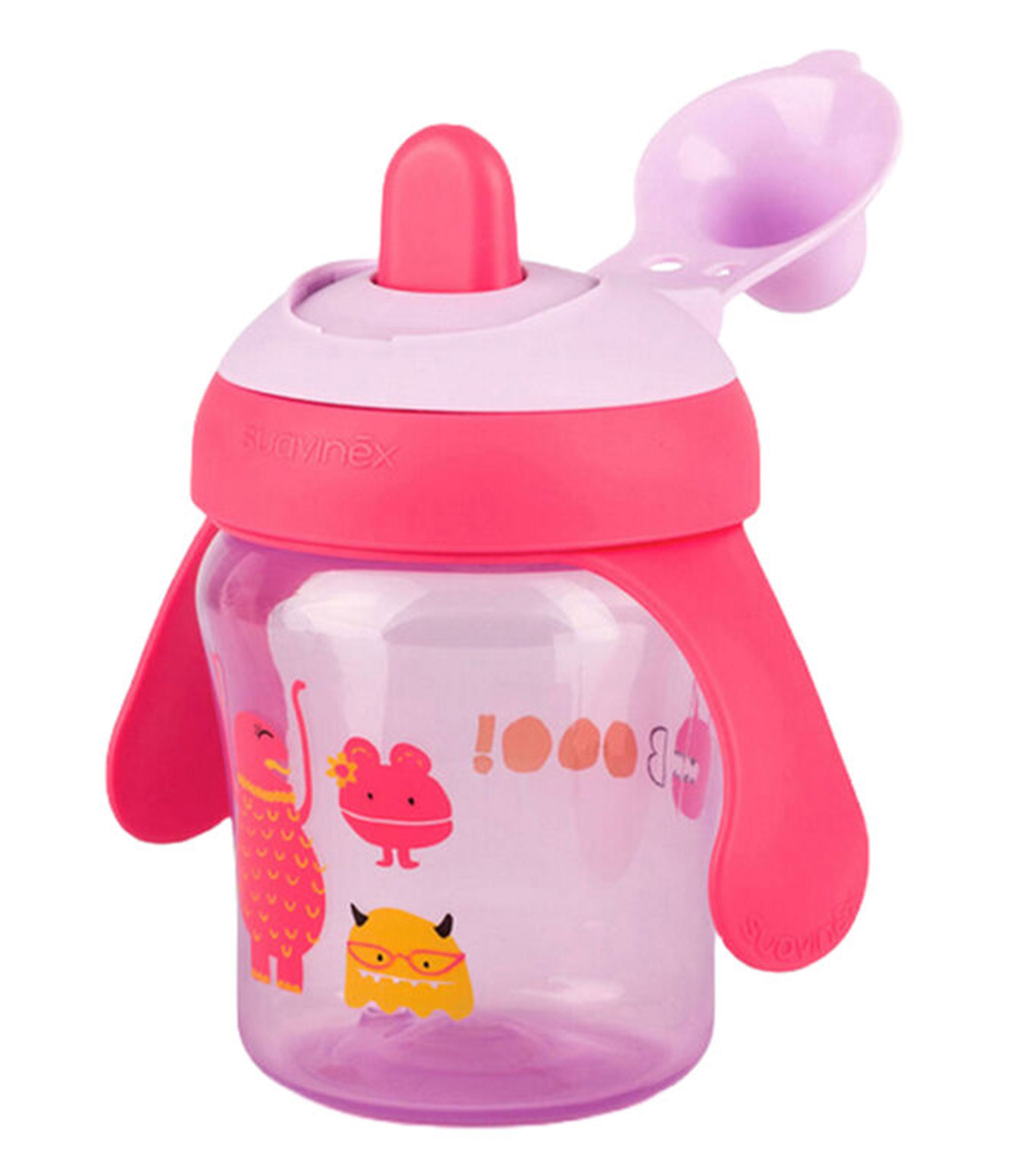 Vaso entrenador Boo para Bebe Rosa
