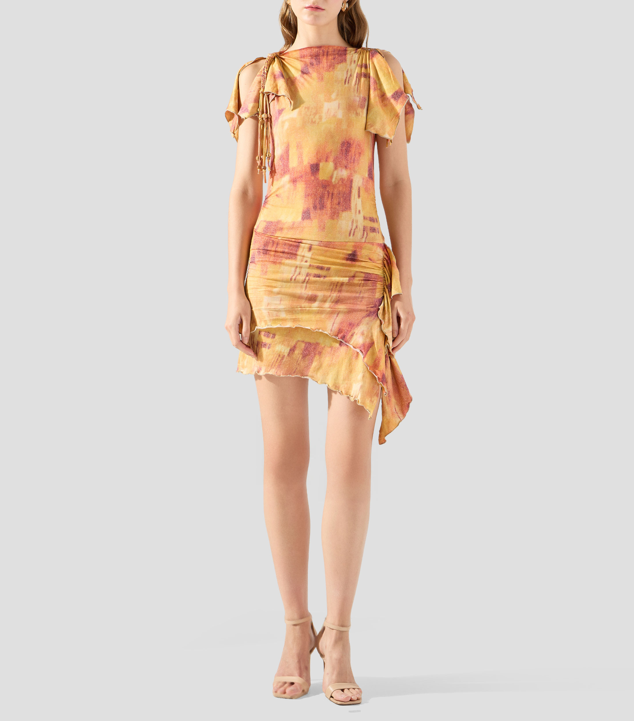 Vestido mini estampado Janick Mujer