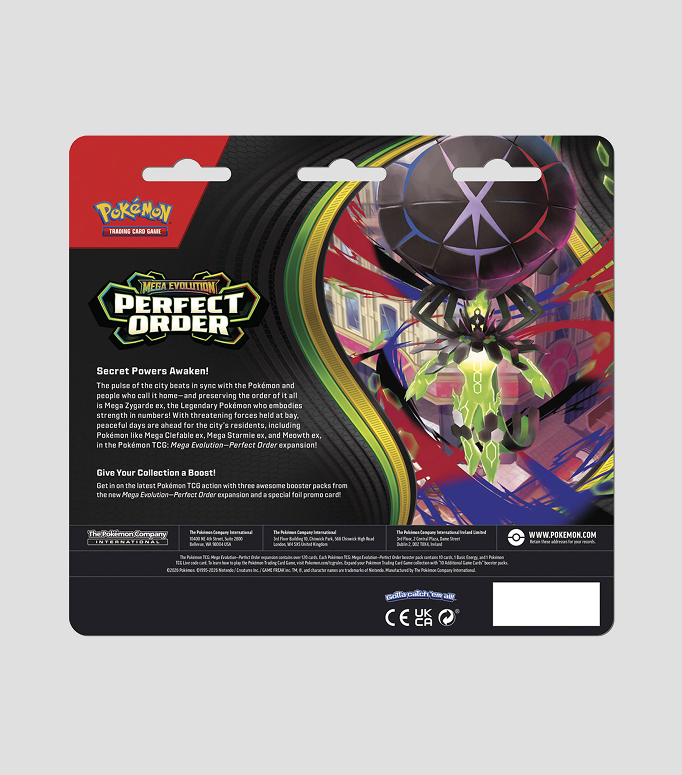 Juego de mesa Pokémon Mega Evolution: Perfect Order