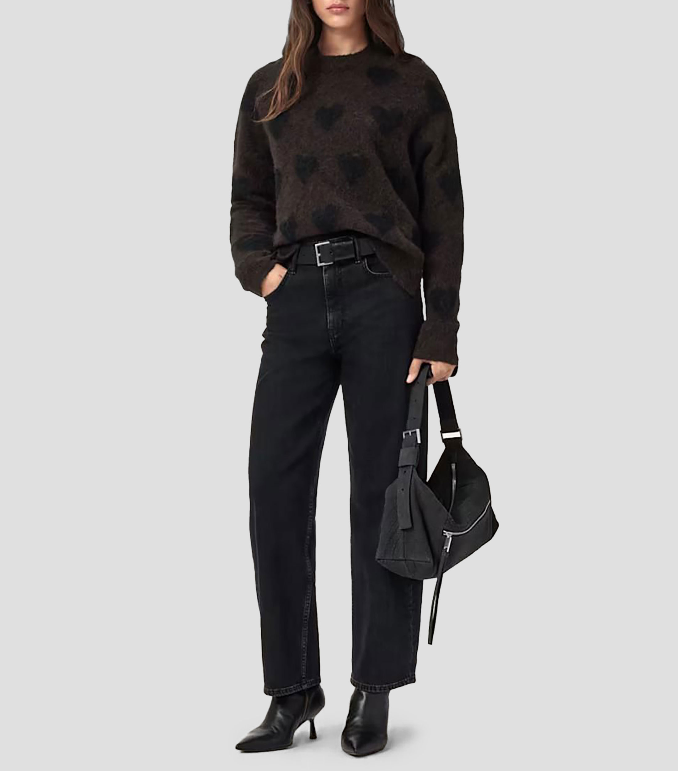 Suéter cuello redondo Mujer