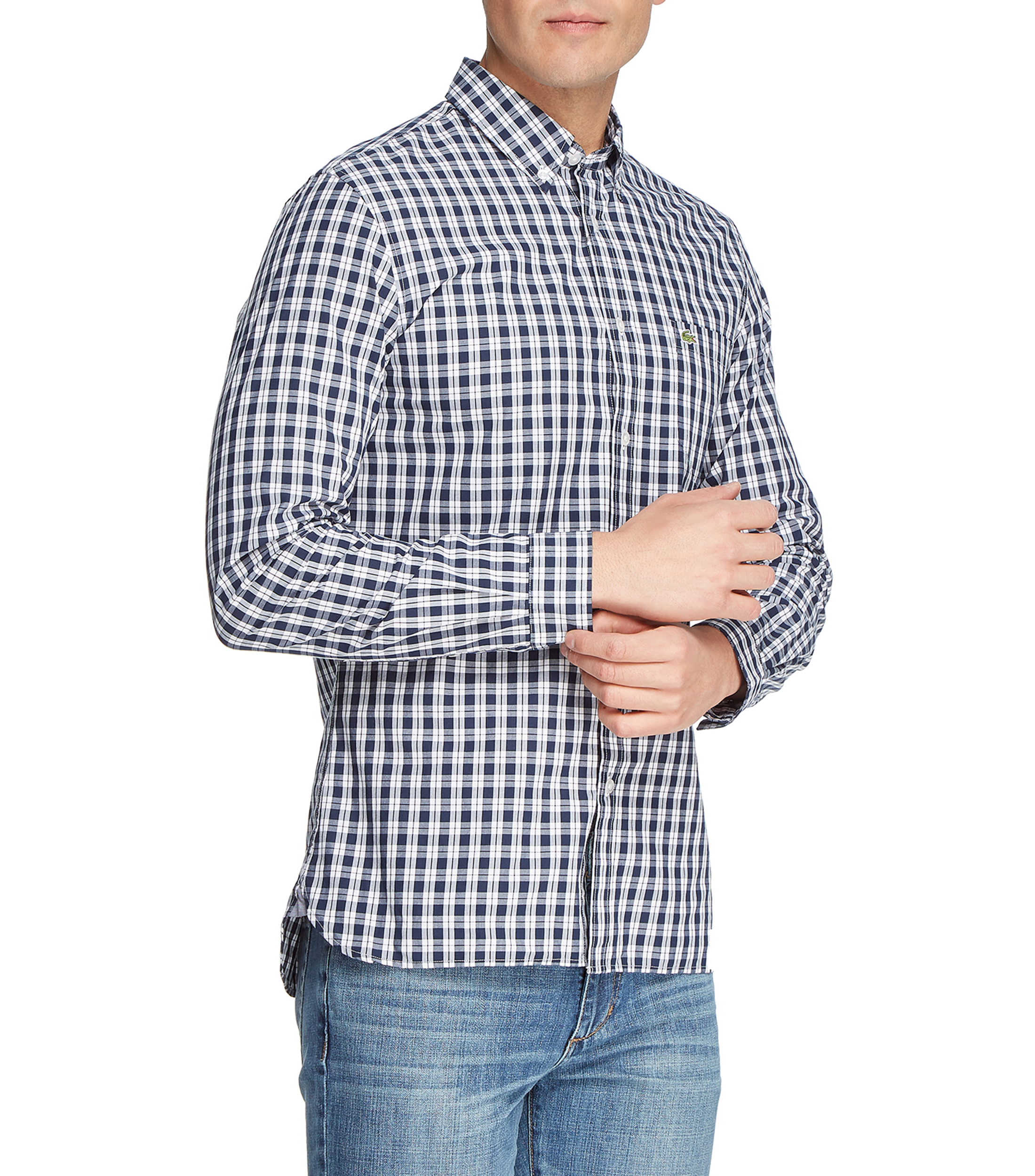 Camisa cuadros lacoste clearance