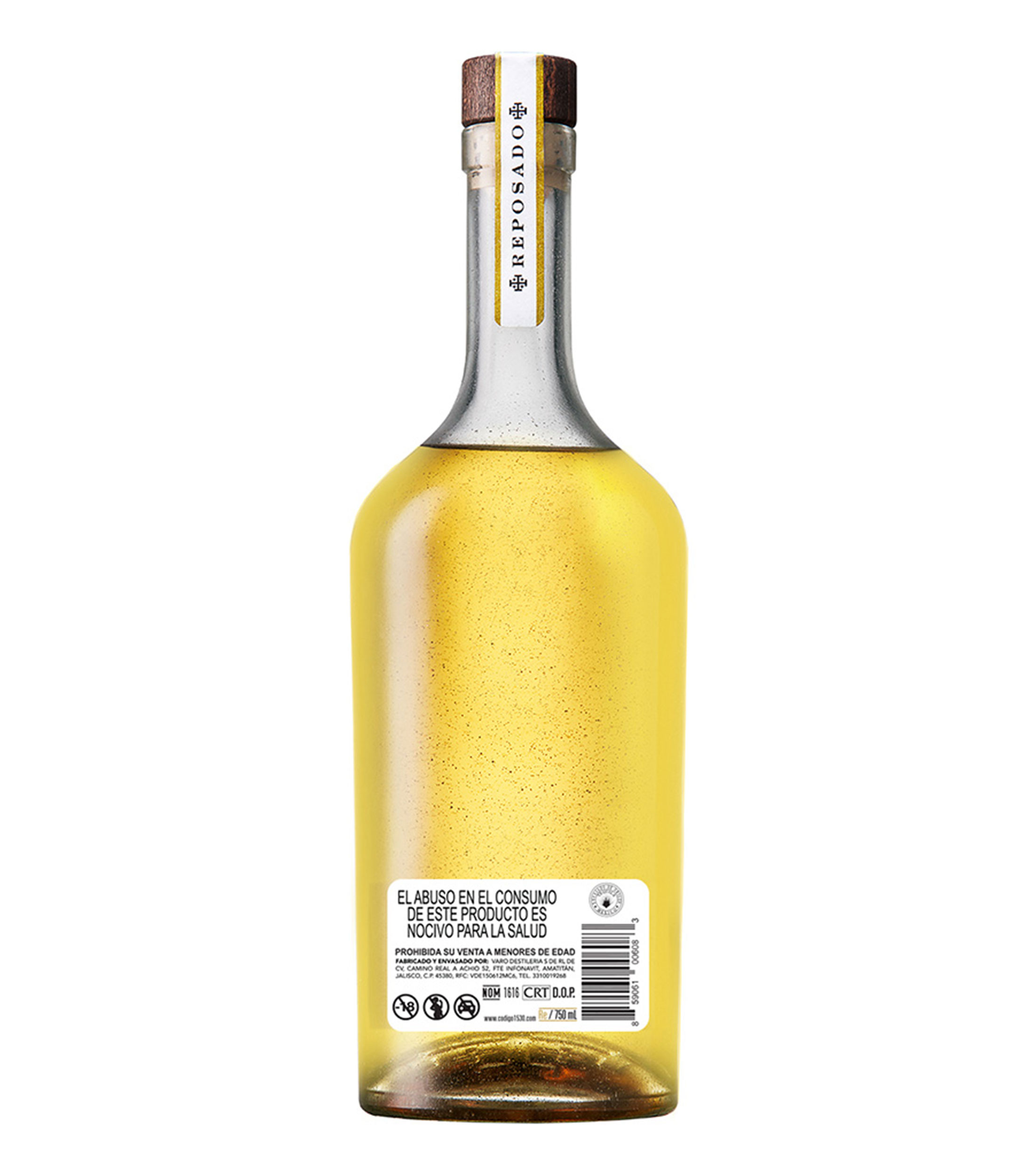 Tequila Reposado Codigo 1530, 750 ml