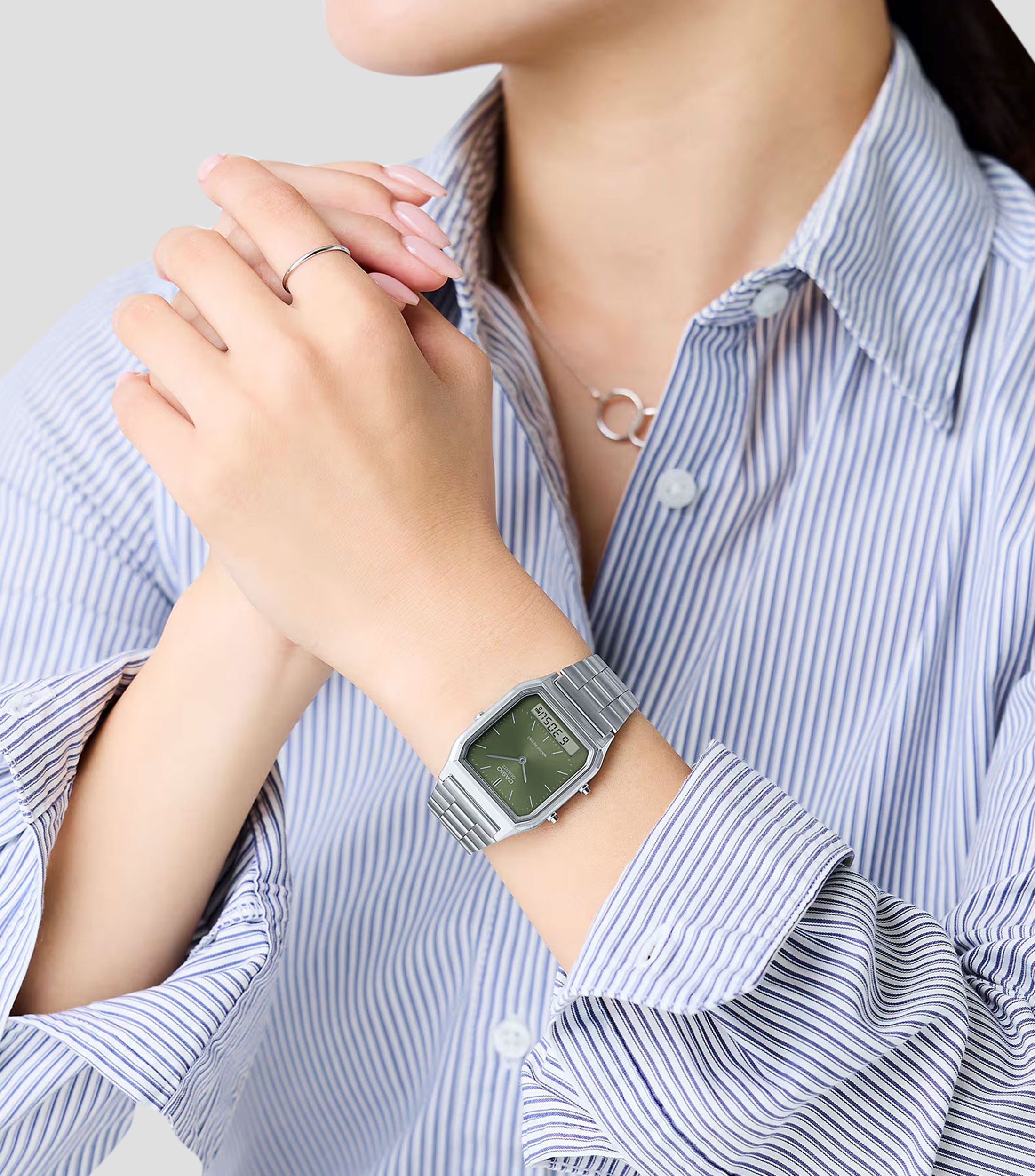 Reloj Unisex, Casual, Plateado