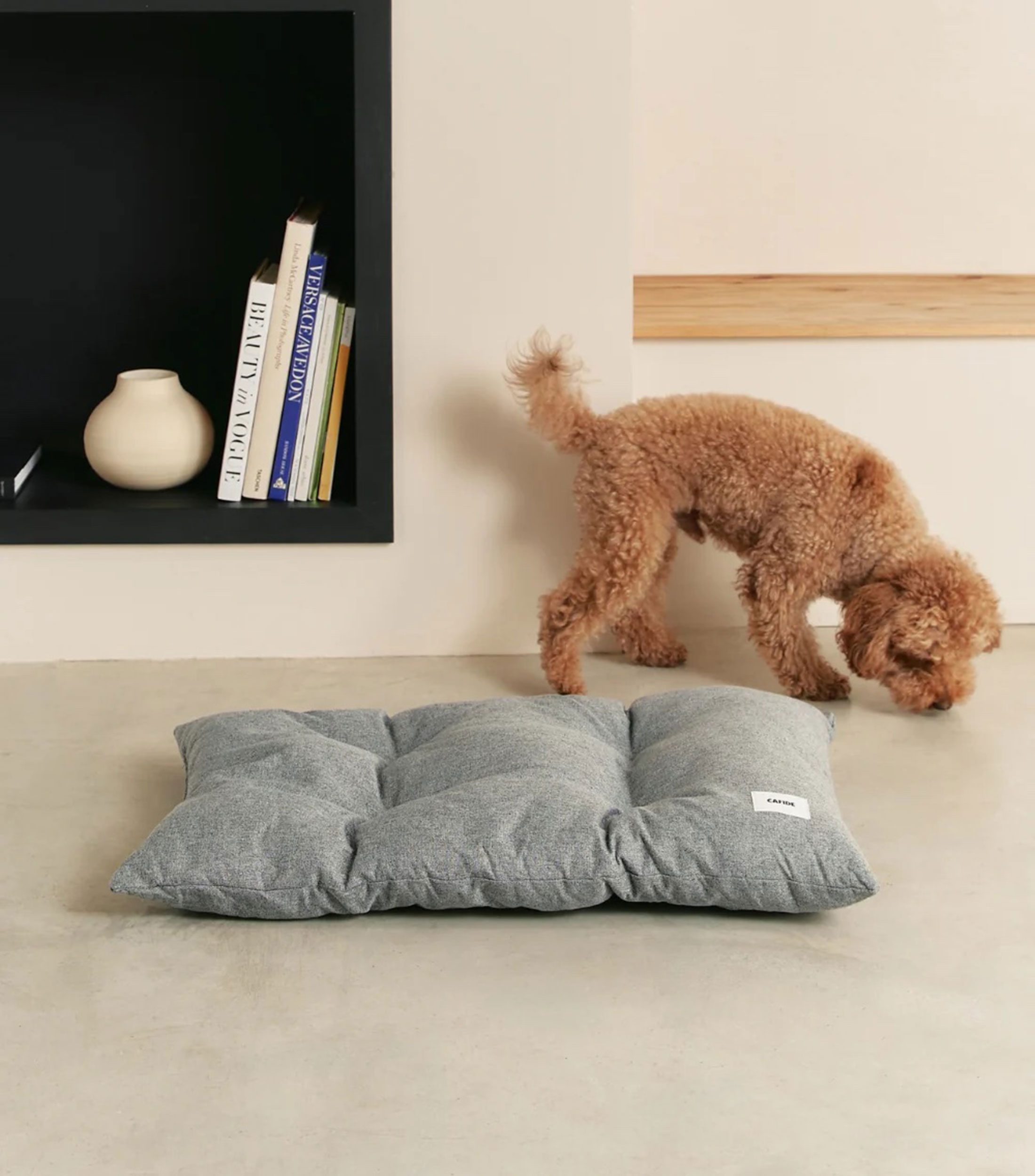 Cojín cama para perro M Bela gris