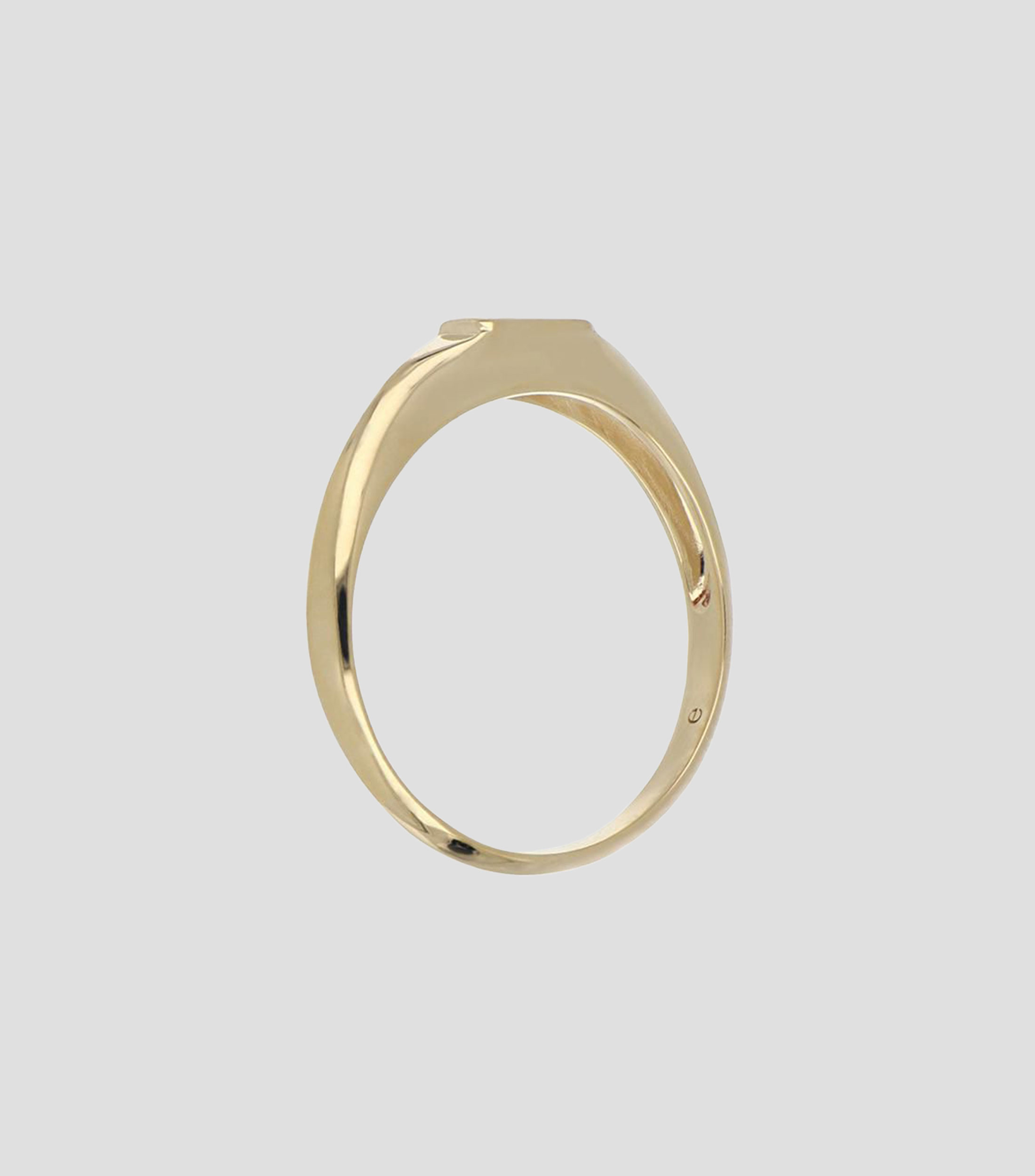 Anillo Solitario en oro amarillo 18 kilates Mujer