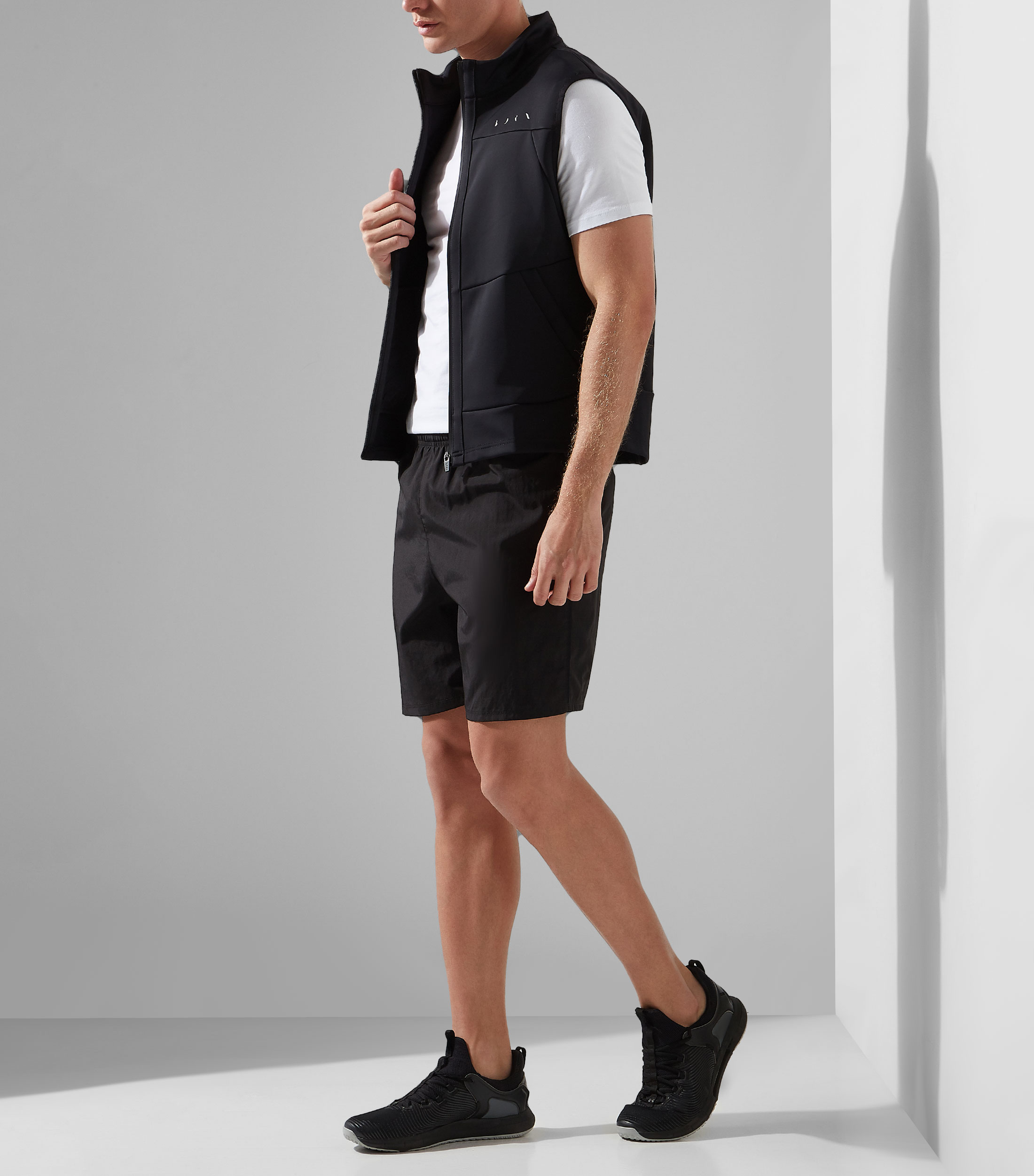 Chaleco de cuello alto Hombre