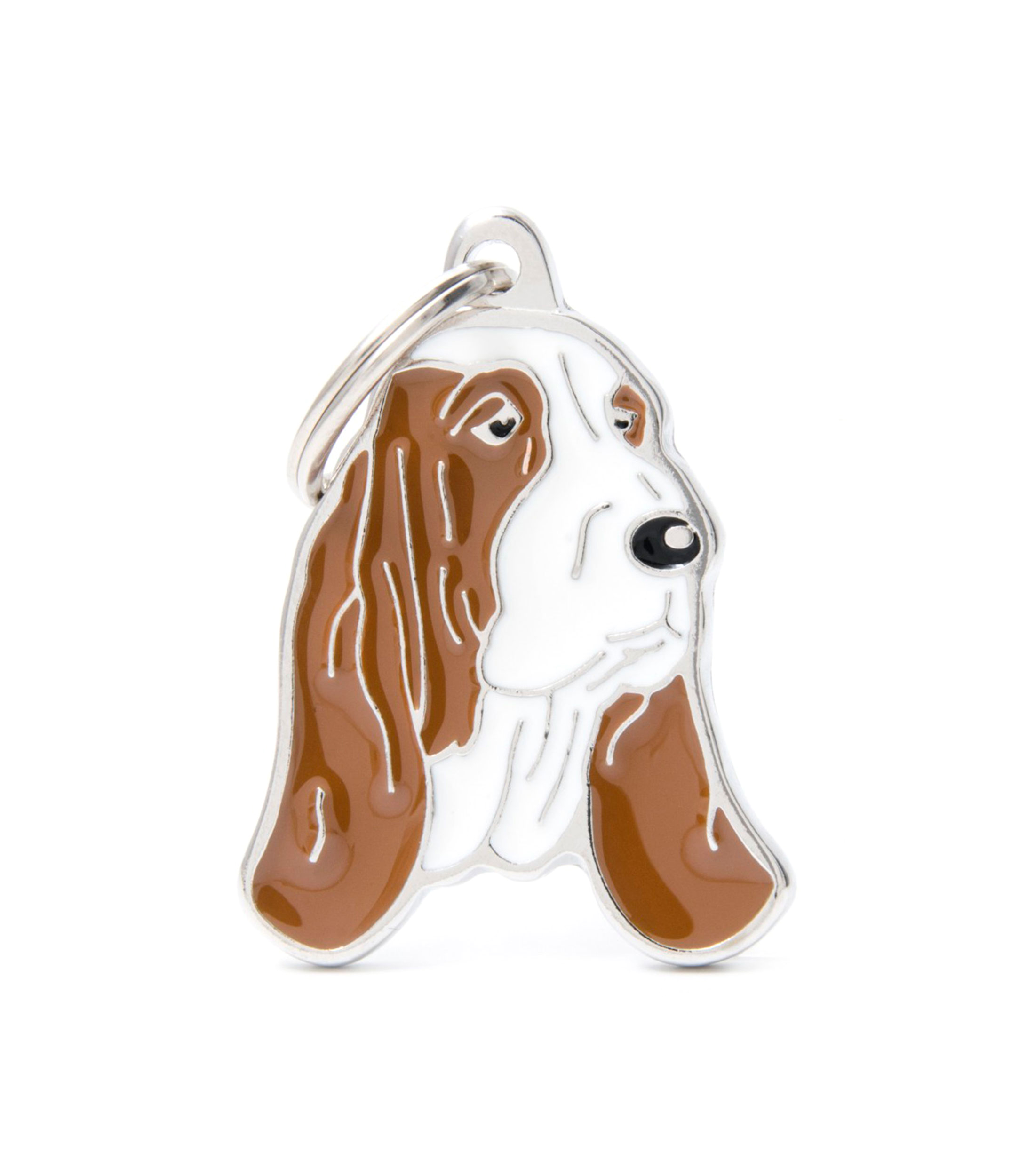 Placa para Mascota Friends Basset Hound en metal