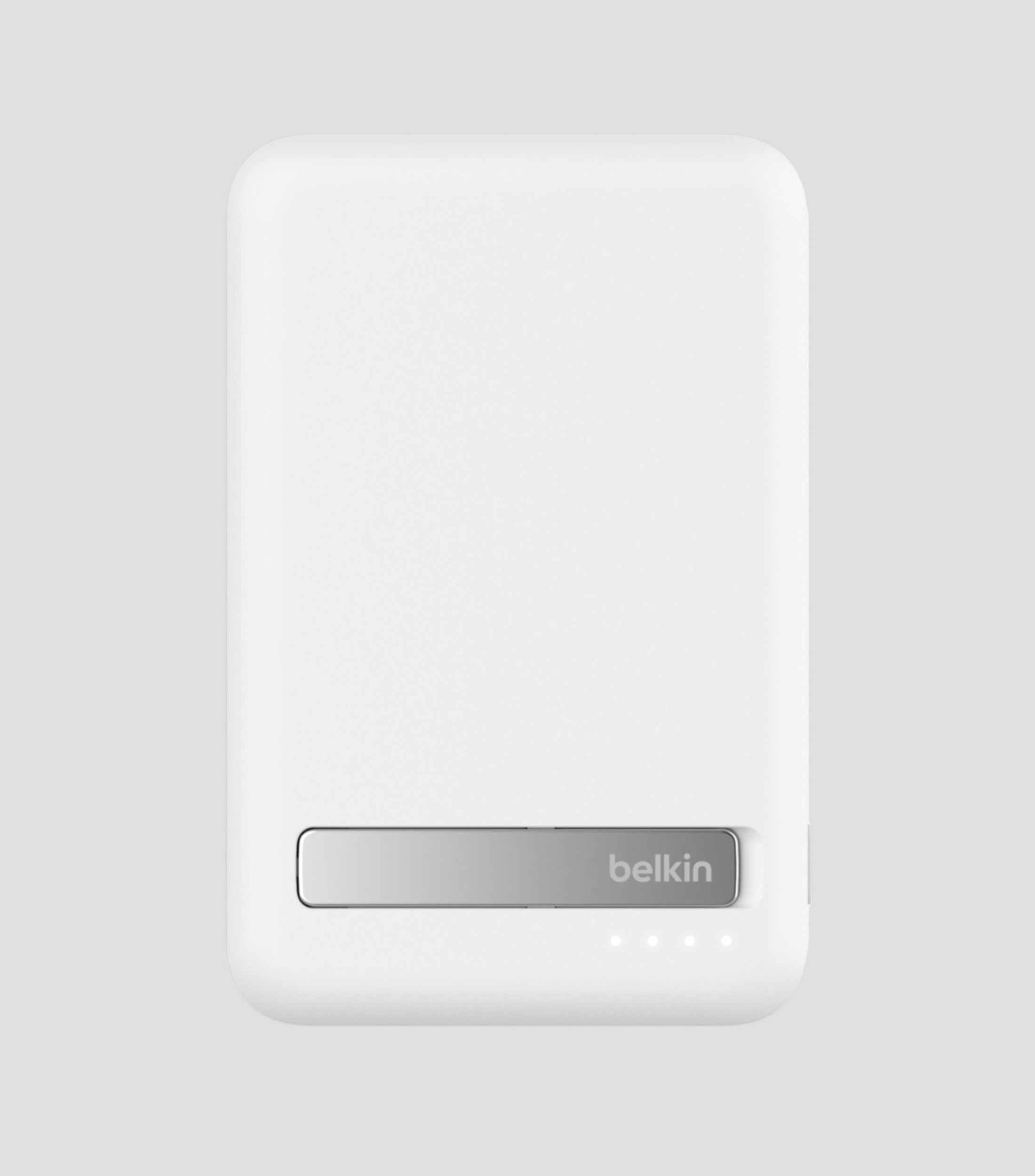Batería externa portátil Power Bank con Qi2 15W 5K blanco