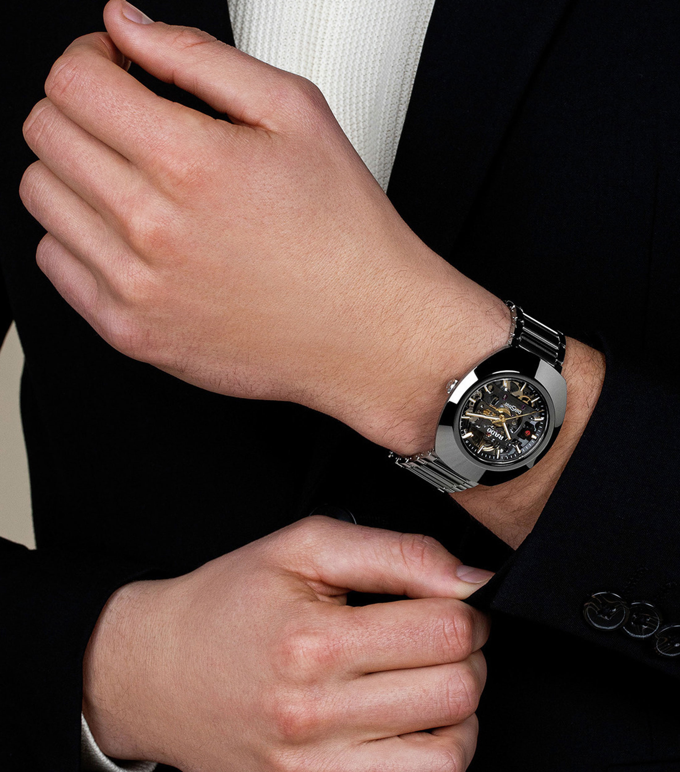 Reloj Unisex Automático Original Skeleton Lifestyle Carátula Gris