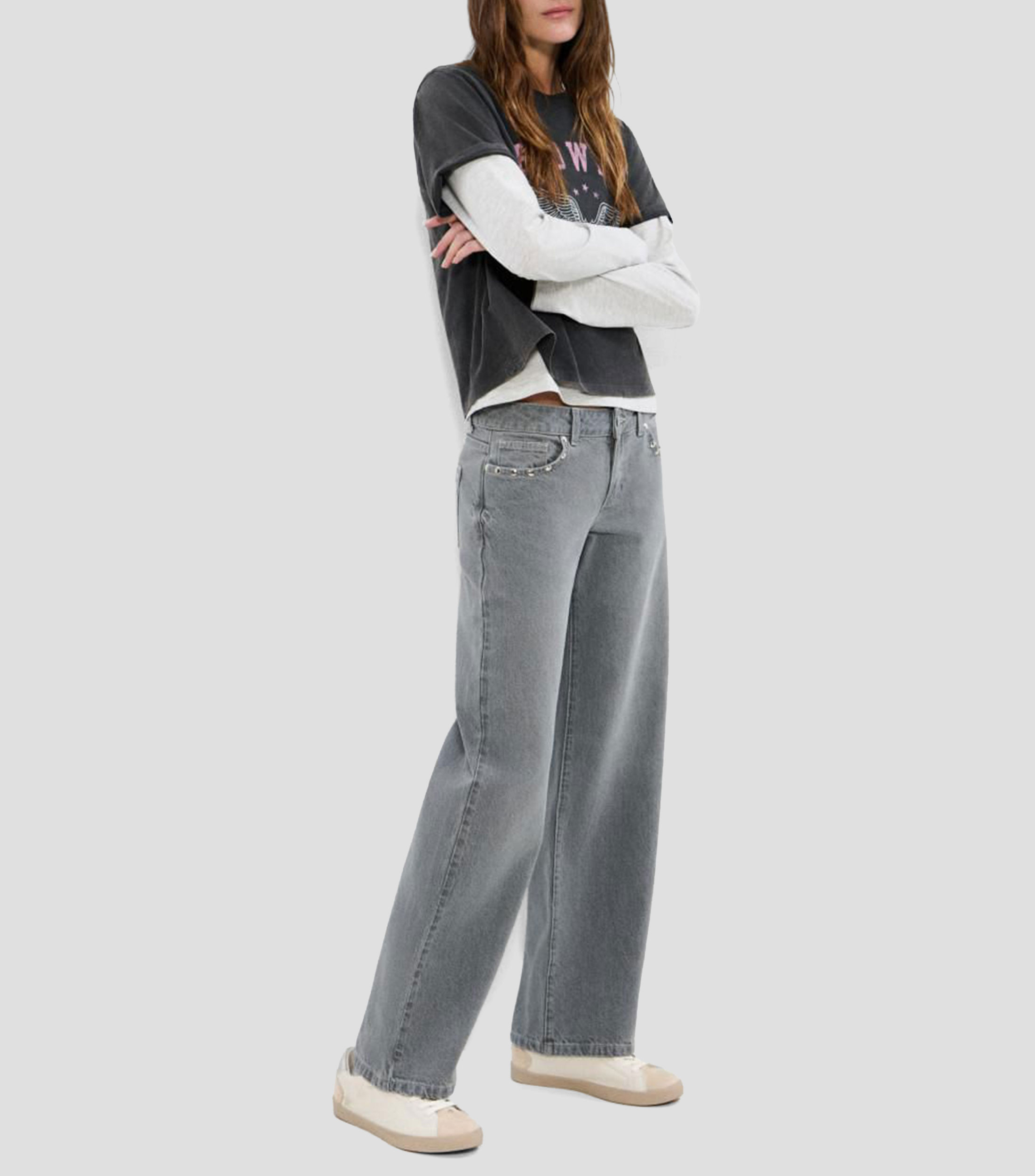 Jeans de corte regular Mujer