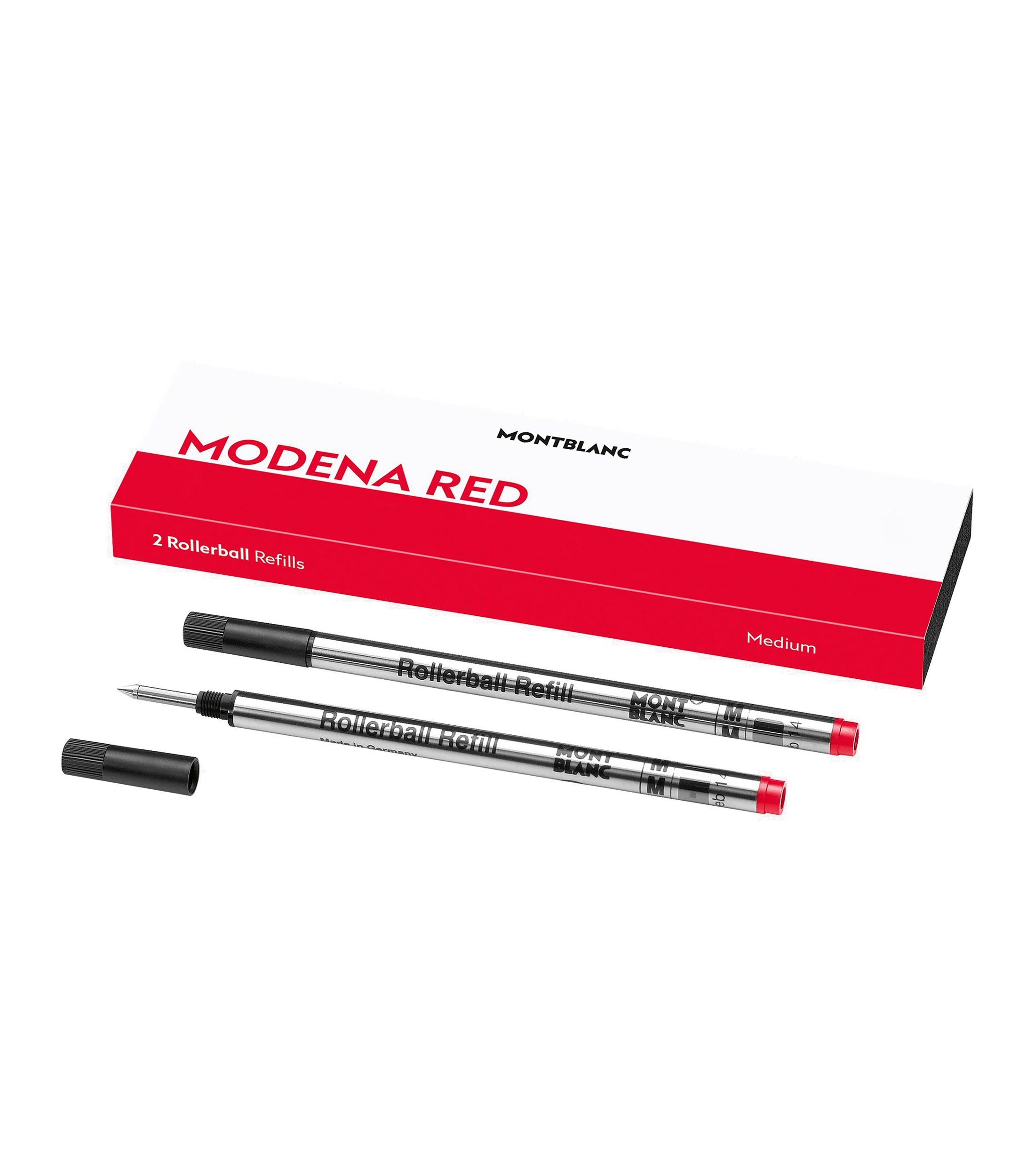 Set 2Recambios para Rollerball Modena Red