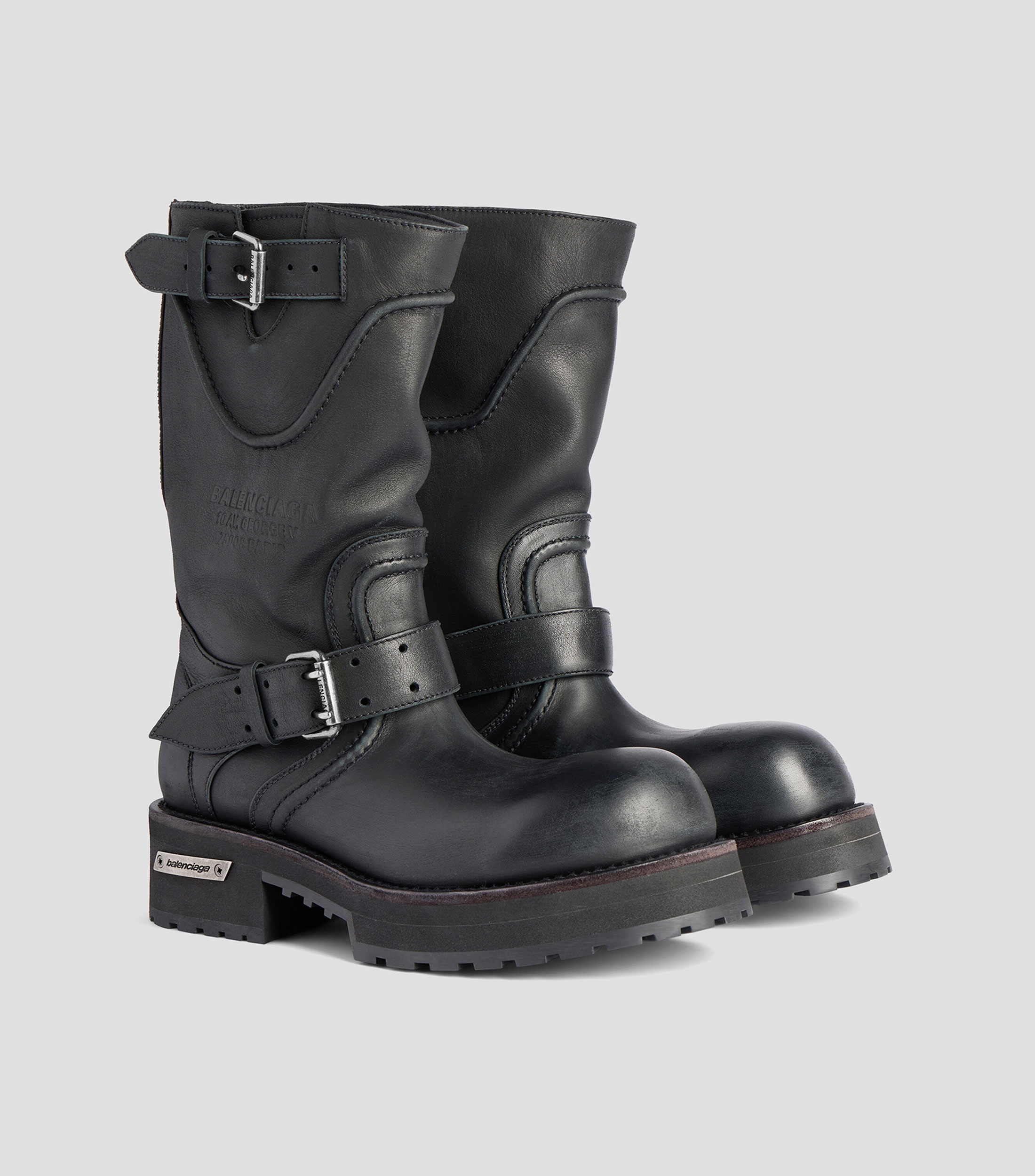 Botas Venom en piel Hombre