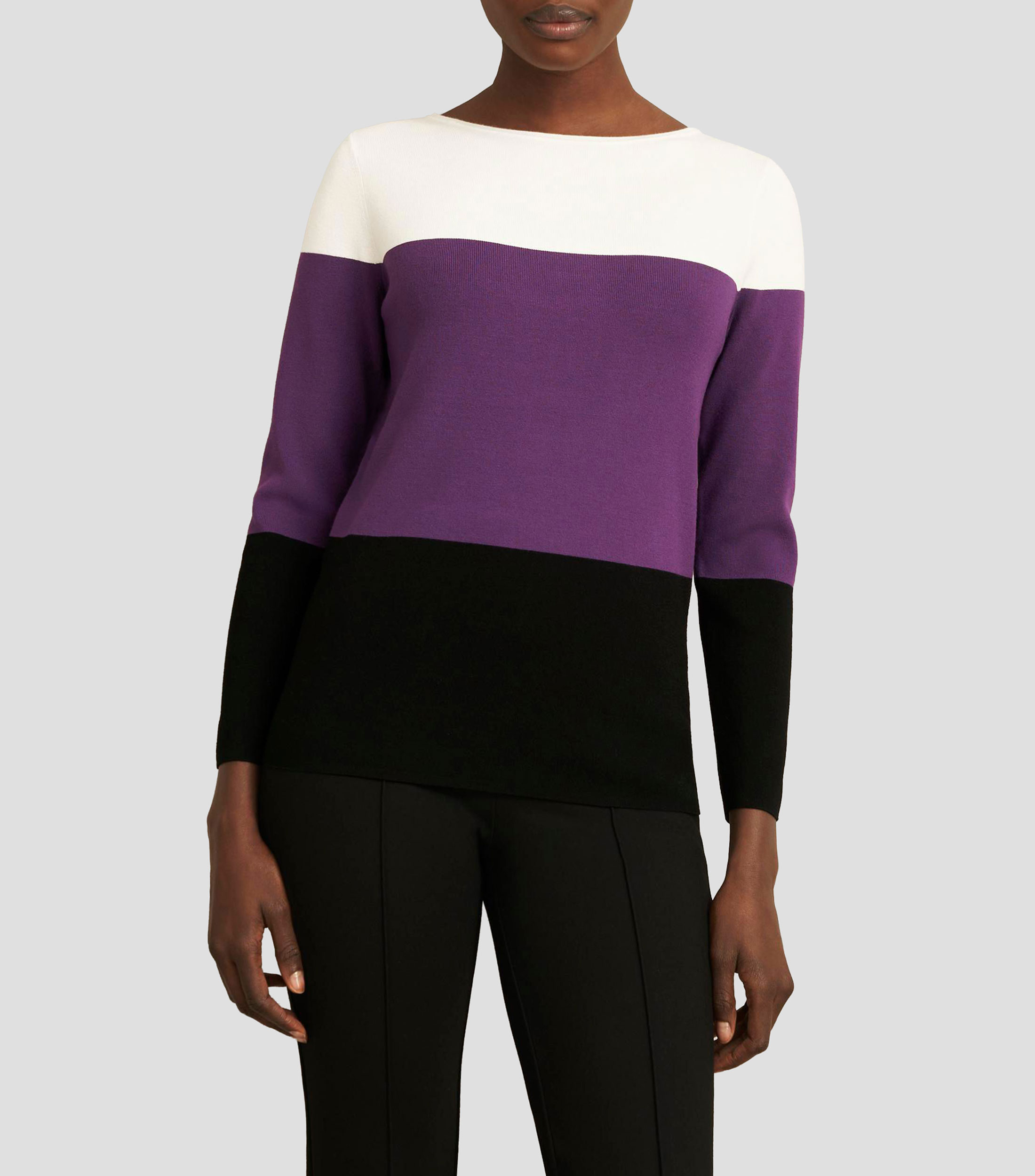 Suéter cuello ovalado Mujer