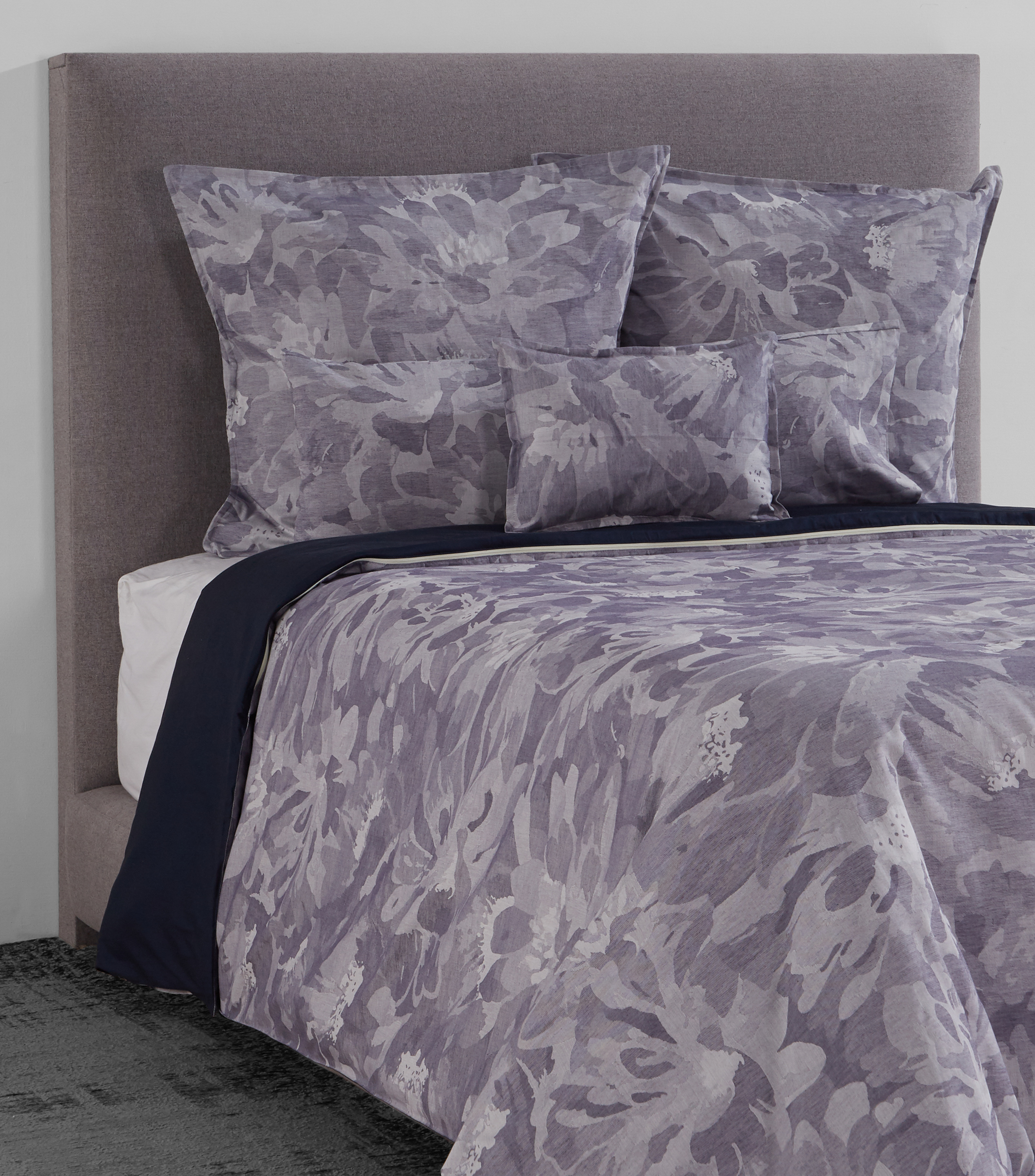 Set de funda para duvet y funda para almohadas King Size Azul