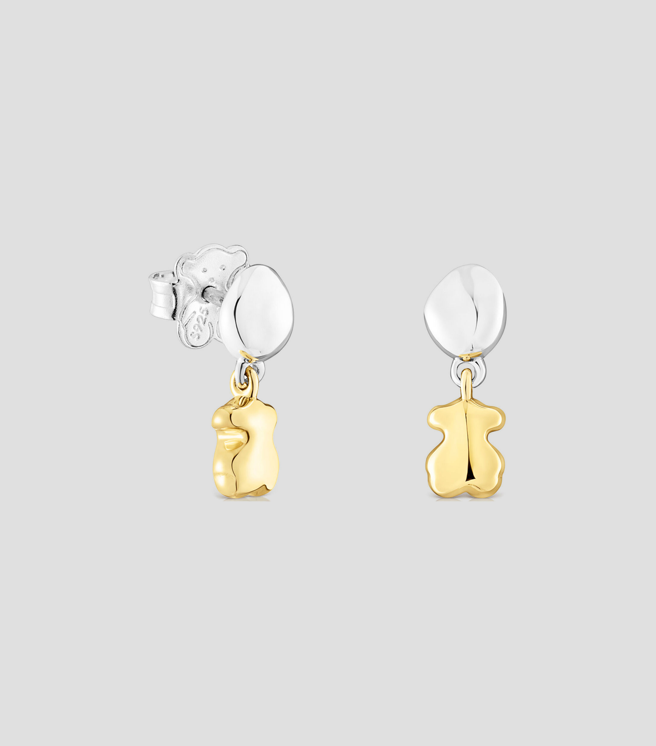 Pendientes en Plata 0.925 con Oso Joy Bits Mujer