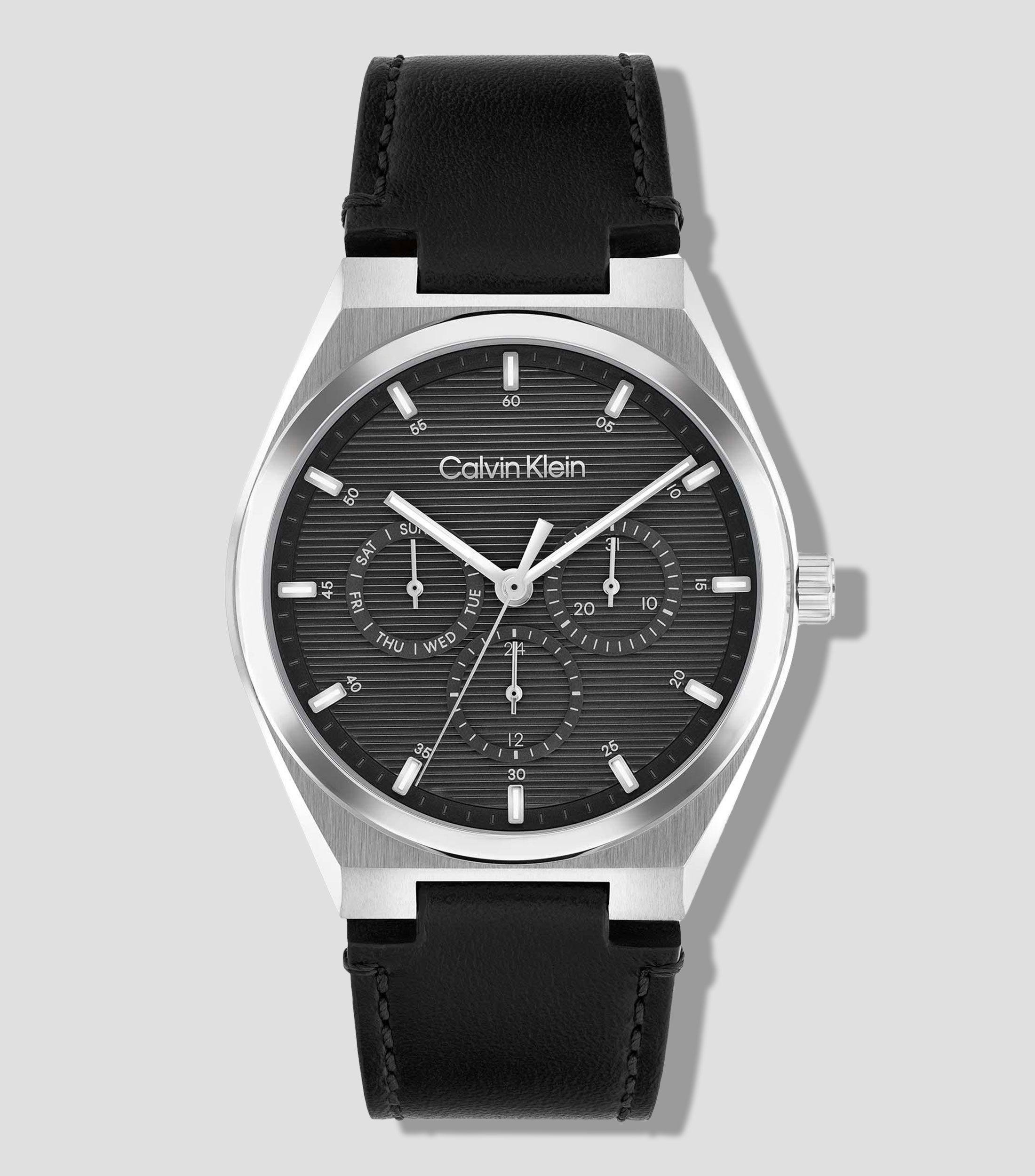 Reloj para Hombre CK Motion casual plateado, negro