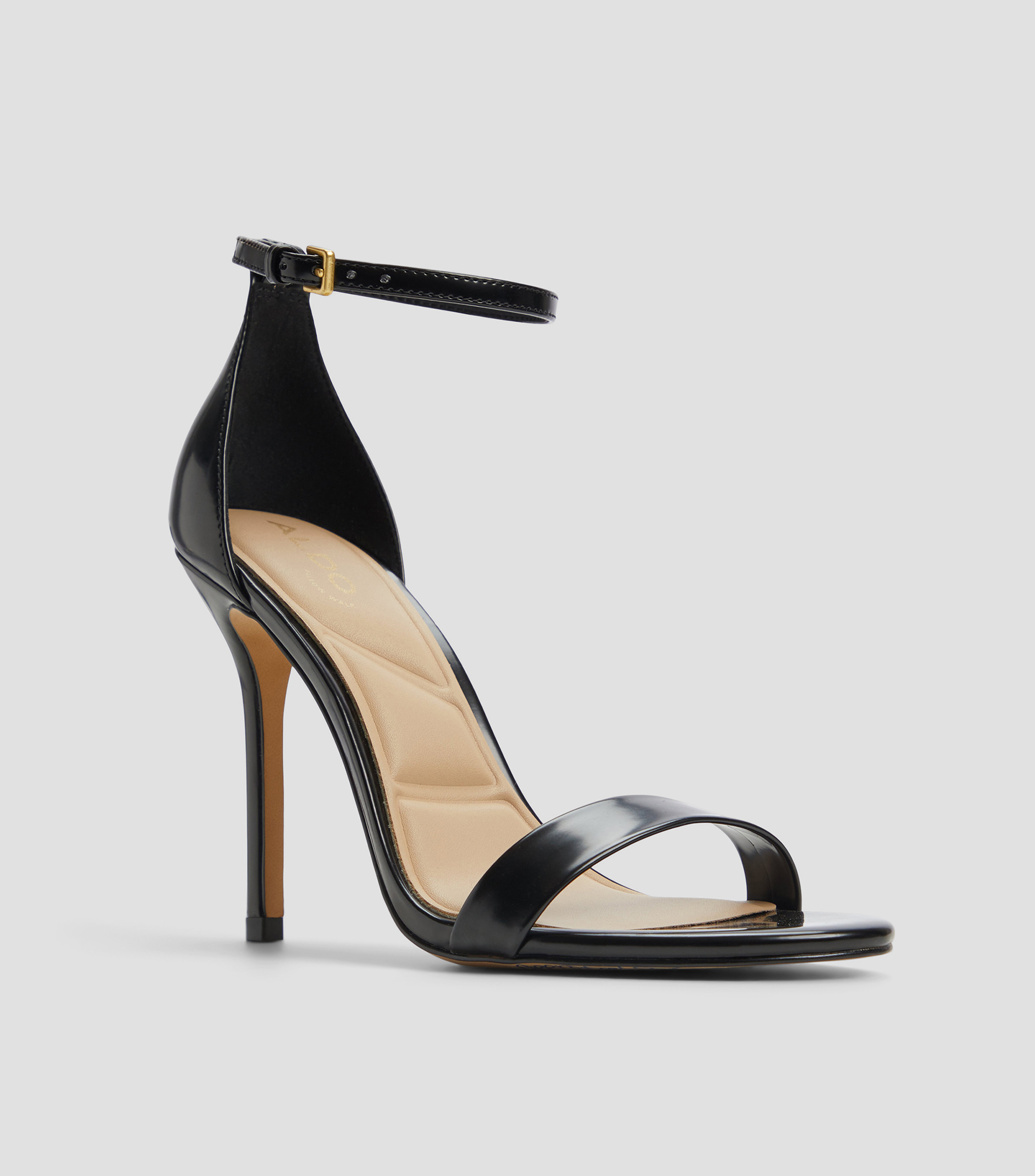 Sandalias con tacón alto de aguja Mujer