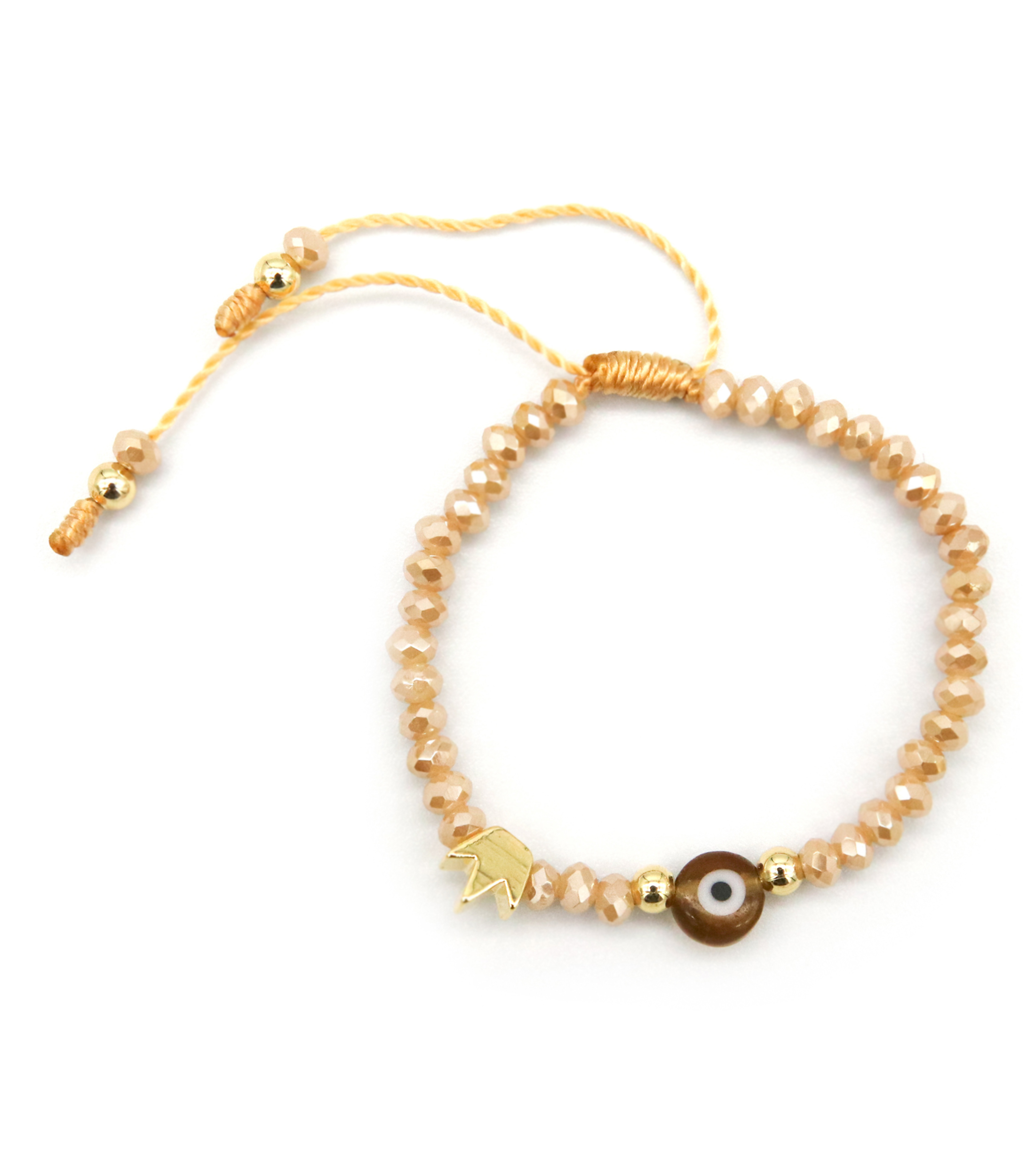 Pulsera Ajustable Ojos Ivory Bebe