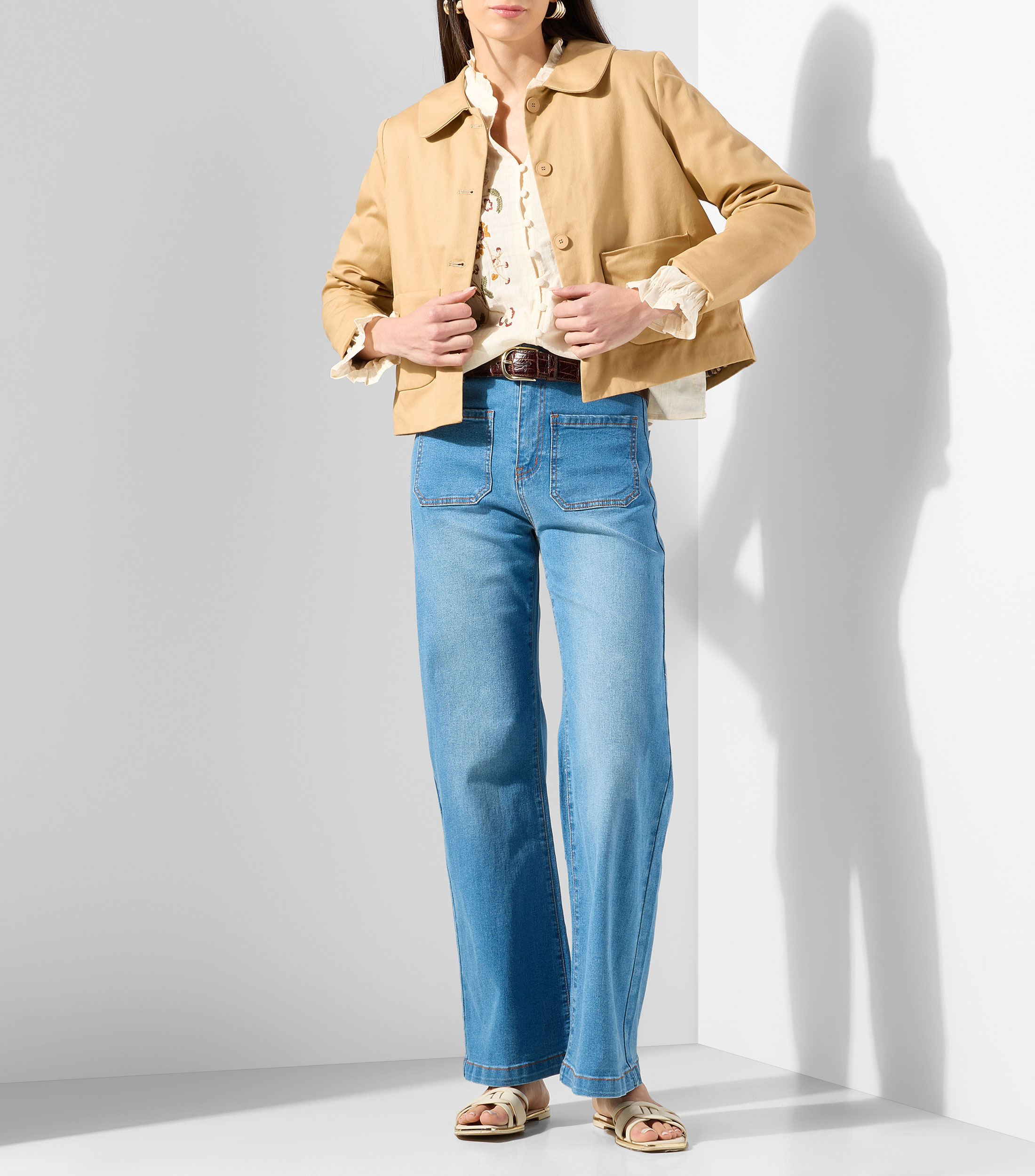 Camisa fantasía manga larga Mujer