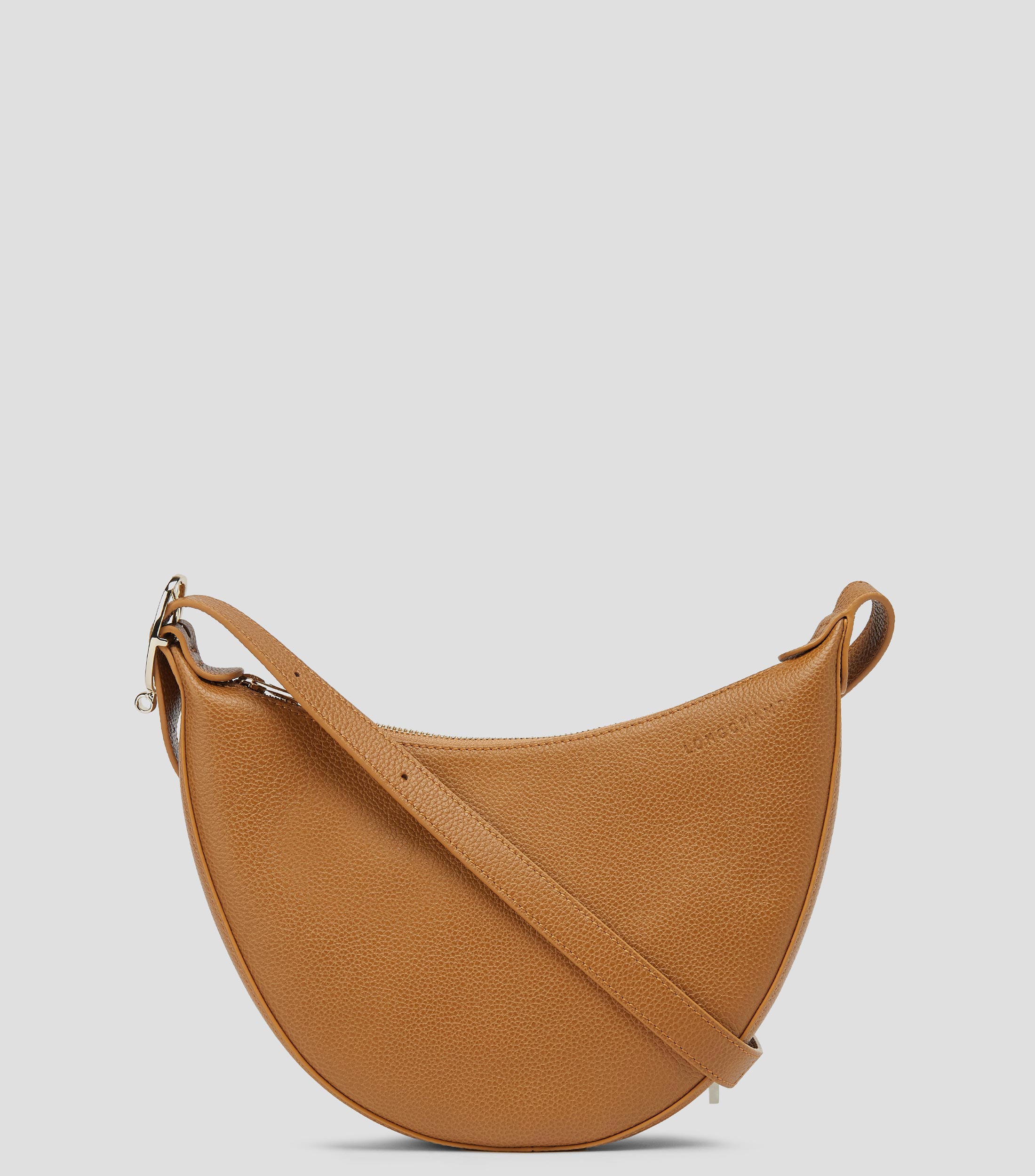 Bolsa crossbody café en piel Le Foulonné lisa Mujer