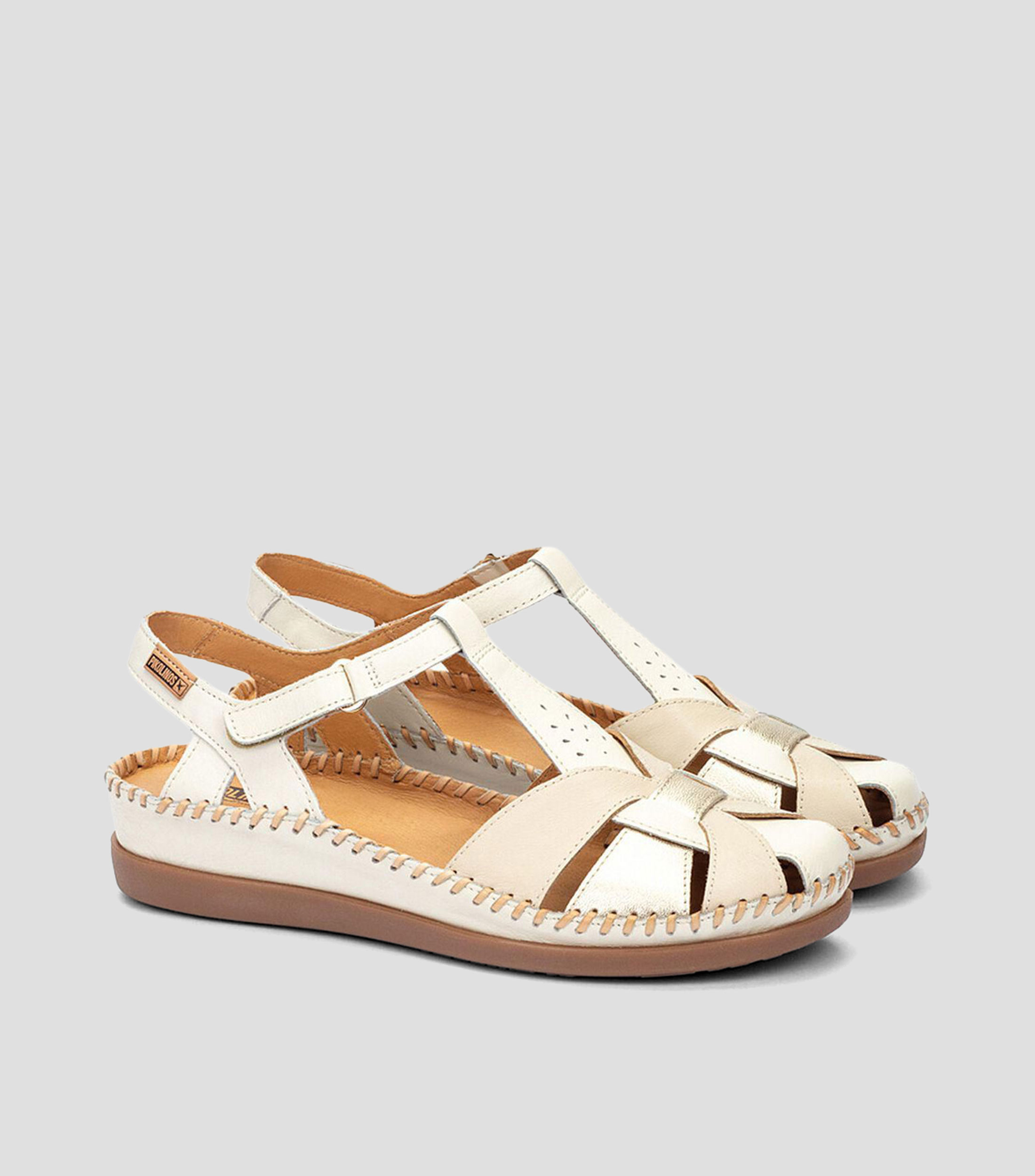 Sandalias con tacón bajo de cuña Cadaques Mujer