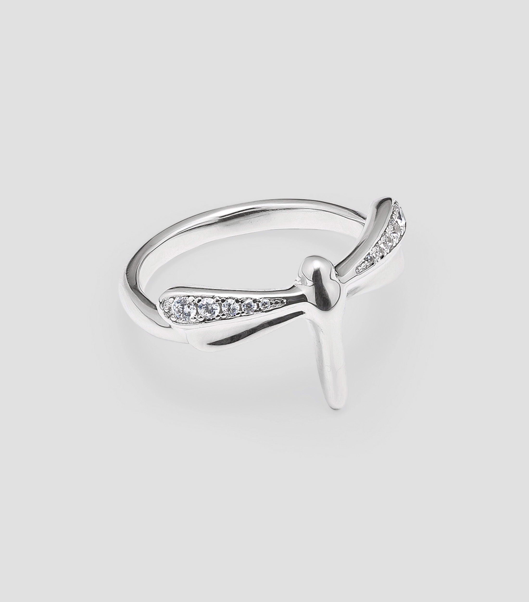 Anillo Fortune con libélula y topacios Mujer