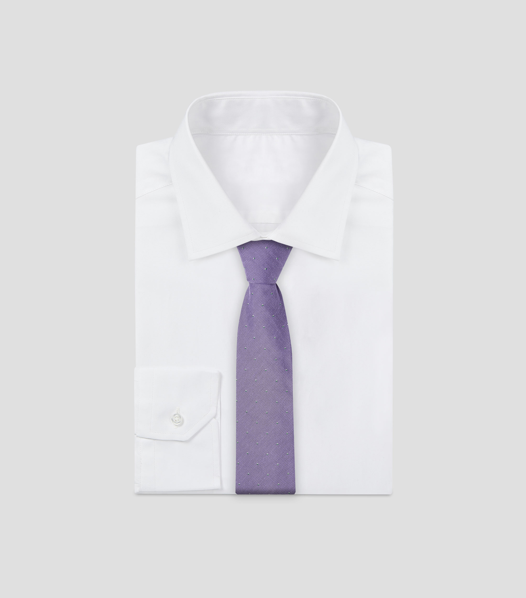 Corbata ancha con jacquard