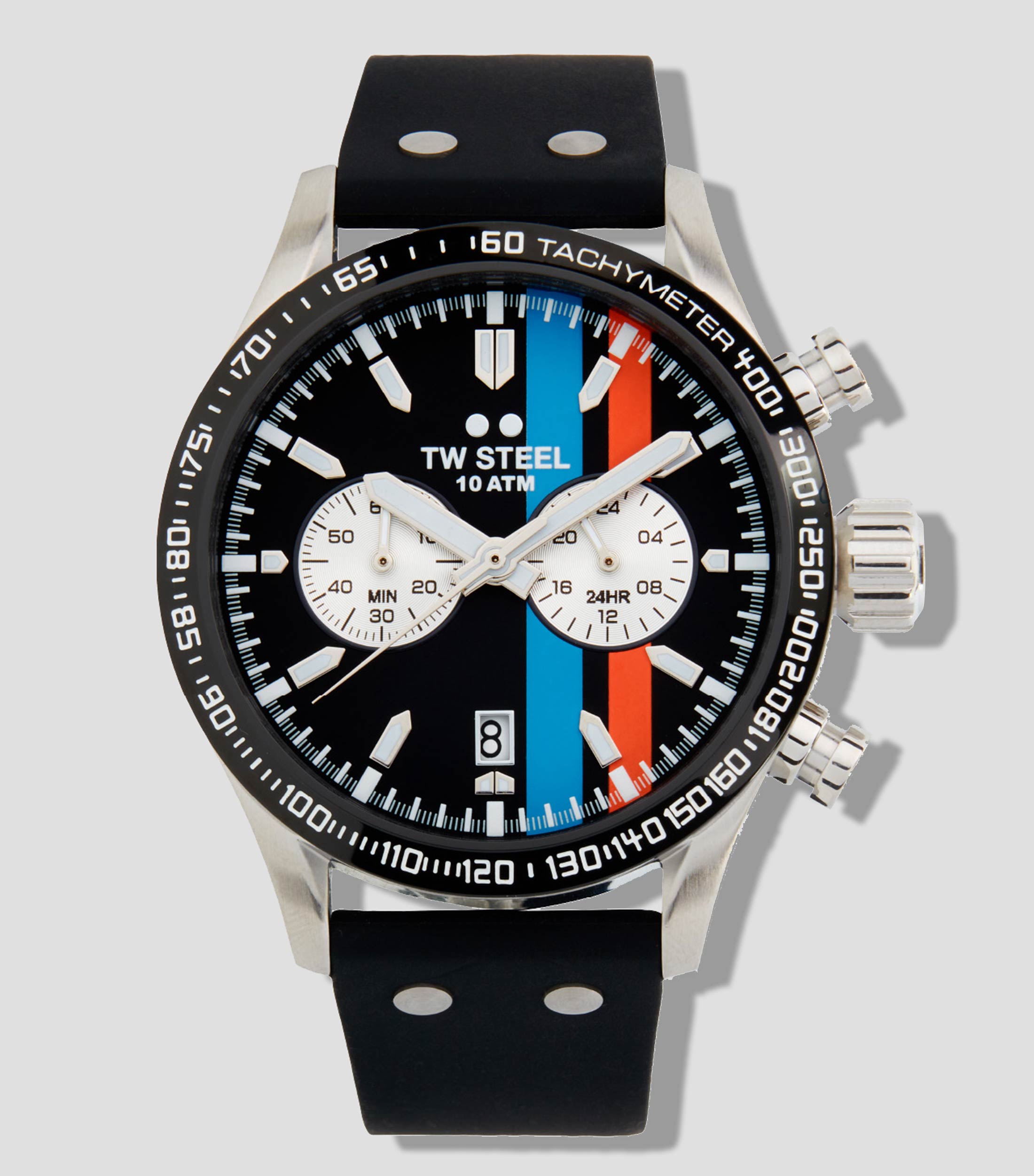 Reloj para Hombre Volante Sport Deportivo, Plateado, Negro