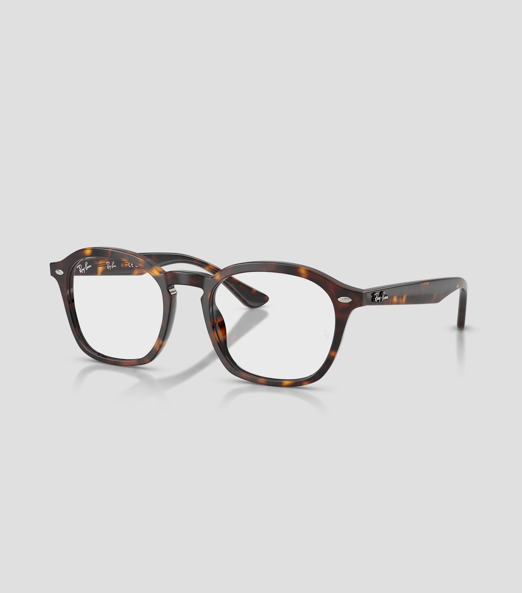 Lentes cuadrados marrones Unisex