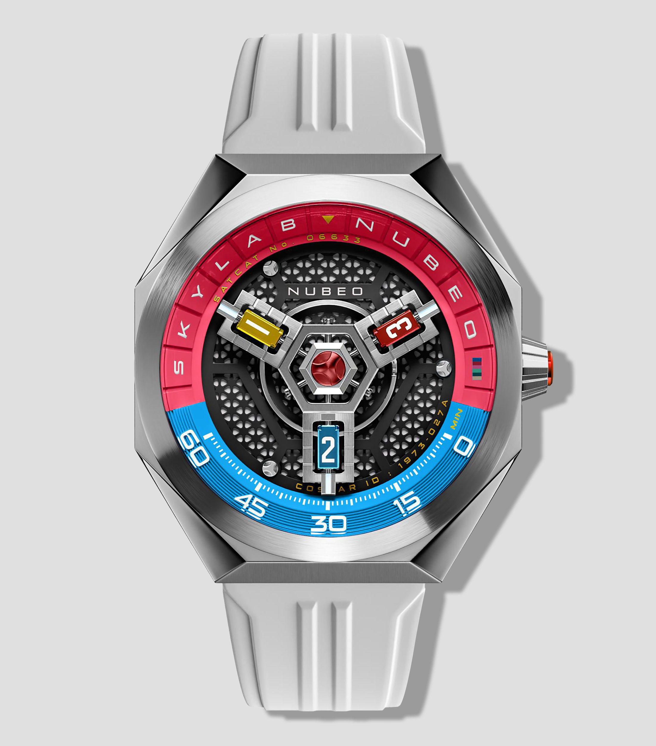Reloj para Hombre Skylab Automatic casual plateado, blanco