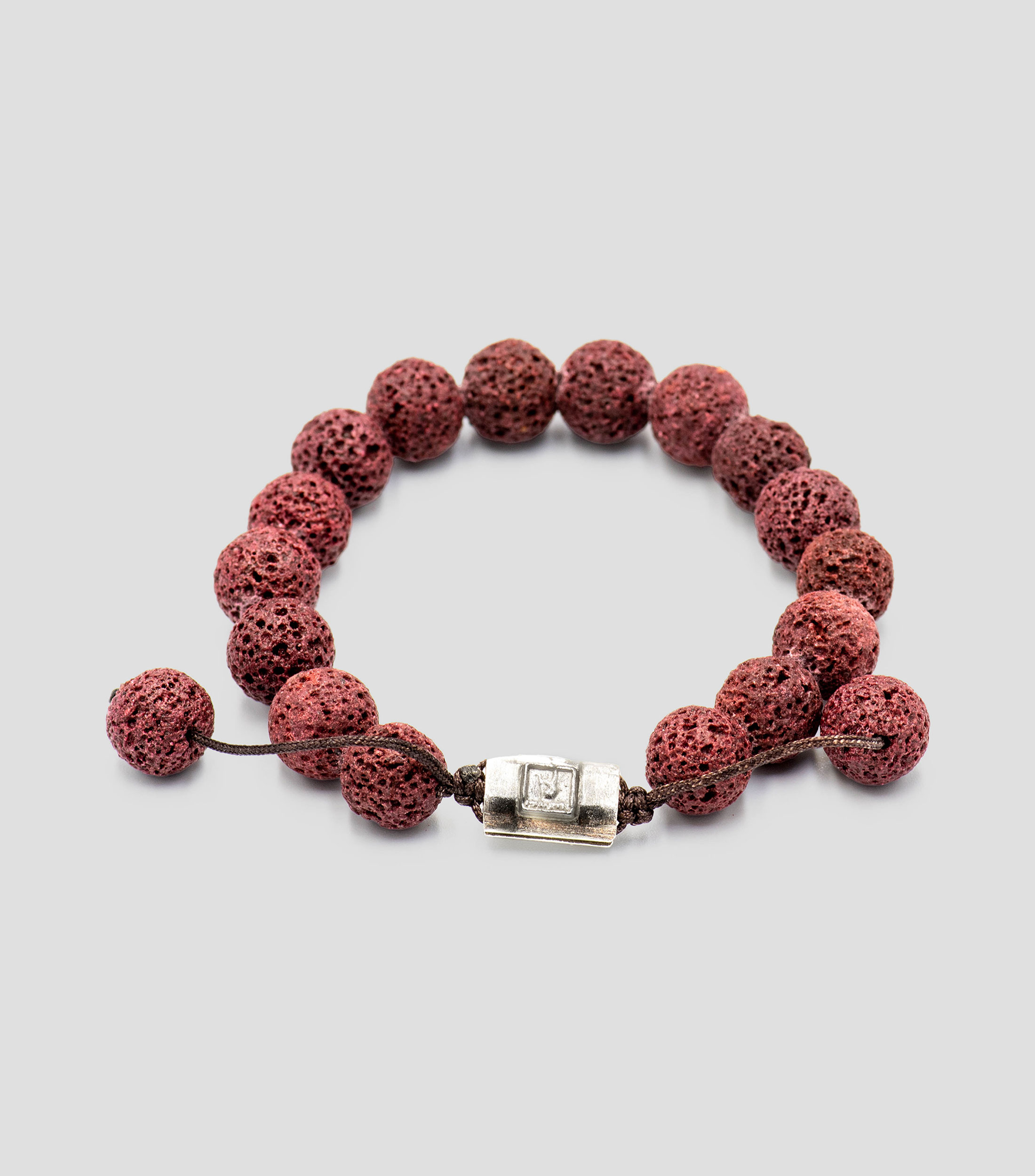 Pulsera piedra volcánica Hombre