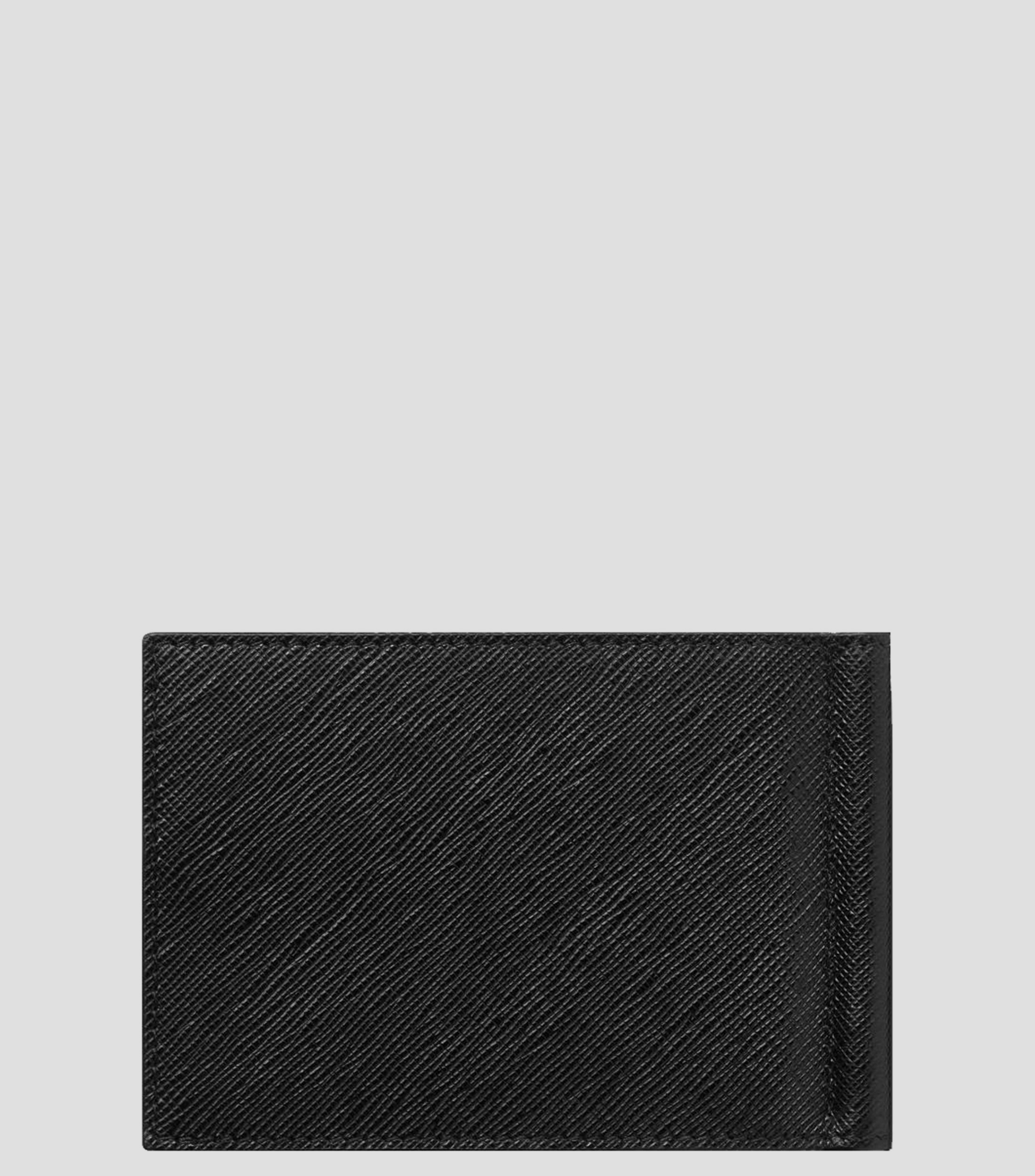 Montblanc Sartorial Cartera para 6tarjetas con pinza negra Unisex